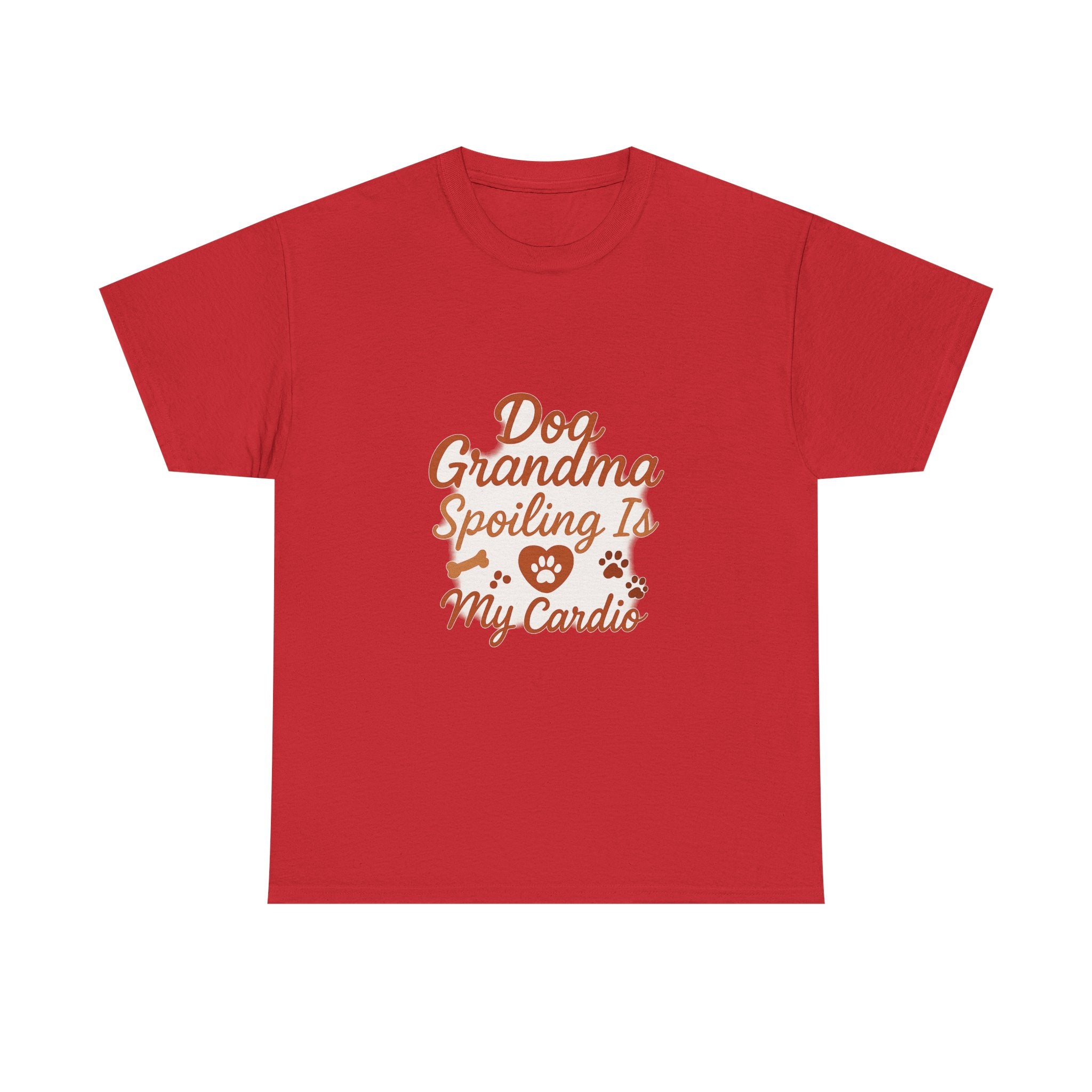 Dog Grandma Spoiling Is My Cardio T-Shirt | Dog Lover Gift | Graphic Tee