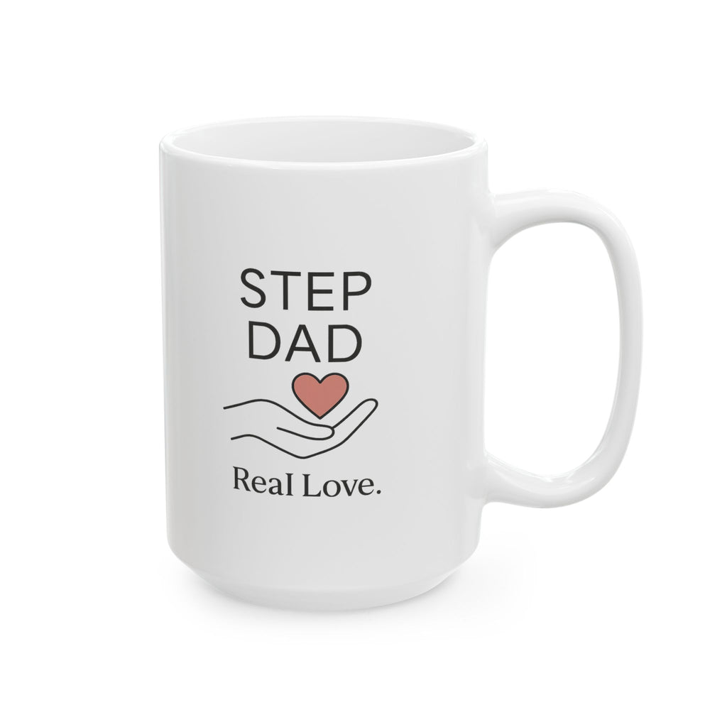 Proud Stepdad No Bio Required Coffee Mug | Funny Stepdad Gift | Ceramic Mug
