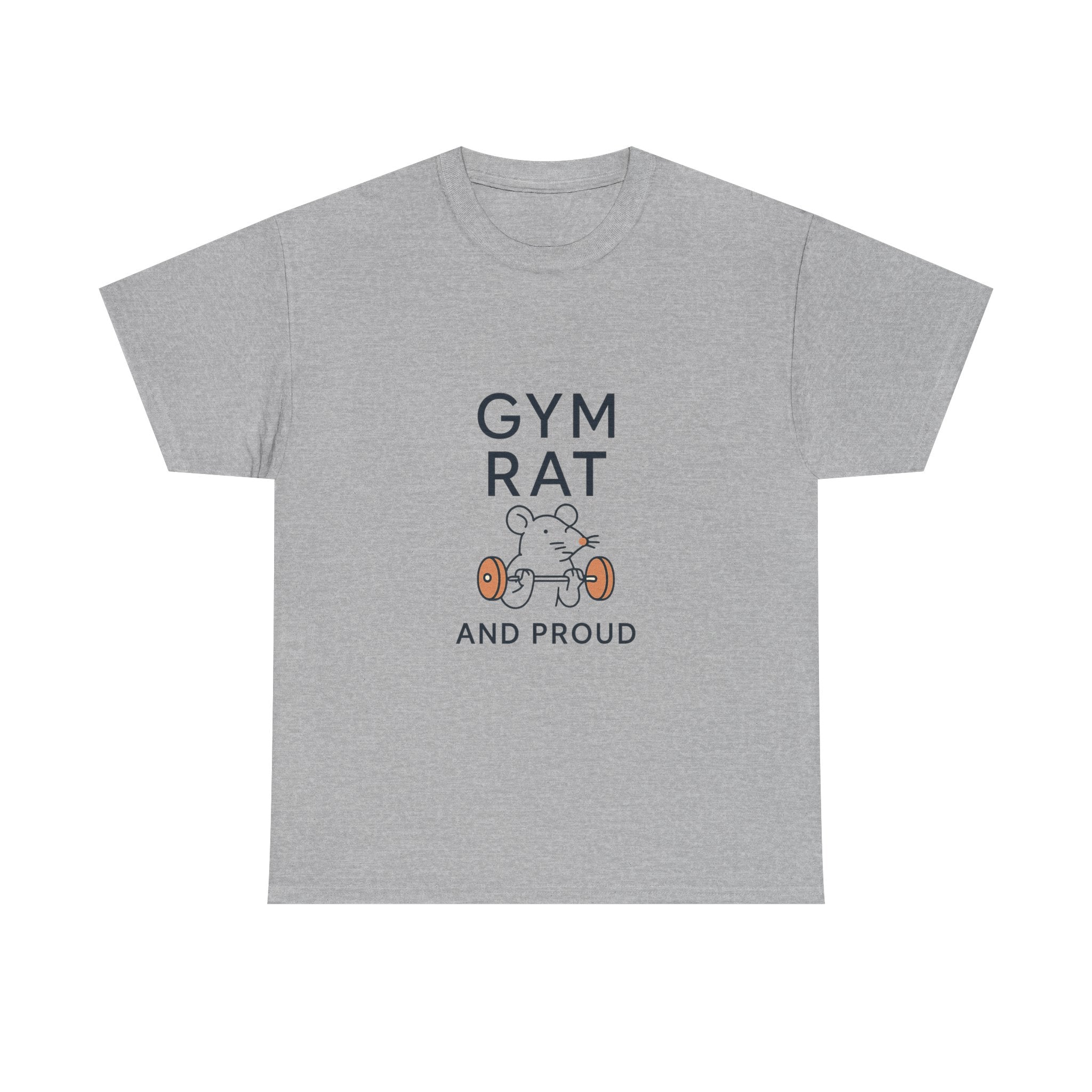 Full Time Gym Rat Part Time Human T-Shirt | Funny Fitness Humor | Graphic Tee