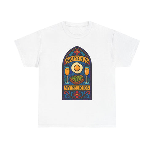 Brunch Is My Religion T-Shirt | Unique Gift | Graphic Tee