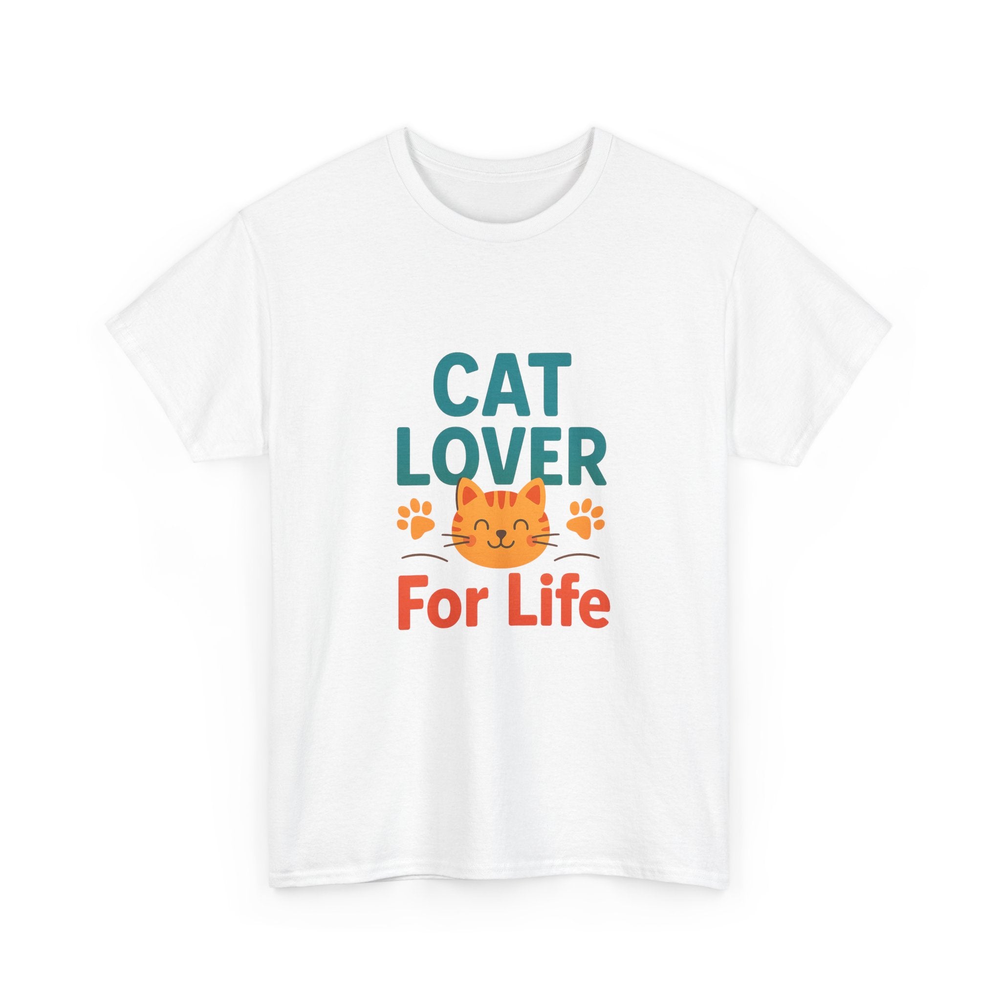 Cat Lover Powered By Caffeine And Purrs T-Shirt | Gift For Her | Graphic Tee
