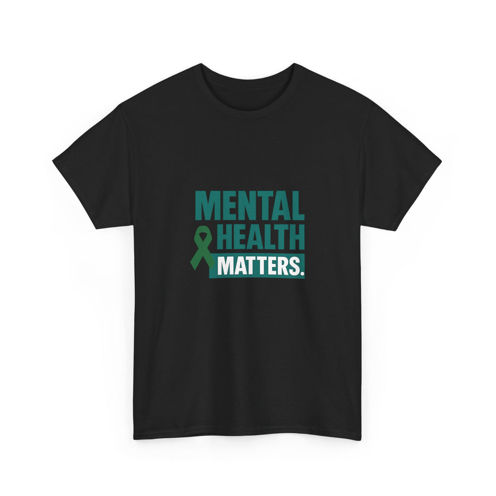 Mental Health Matters Full Stop T-Shirt | Unique Gift | Graphic Tee