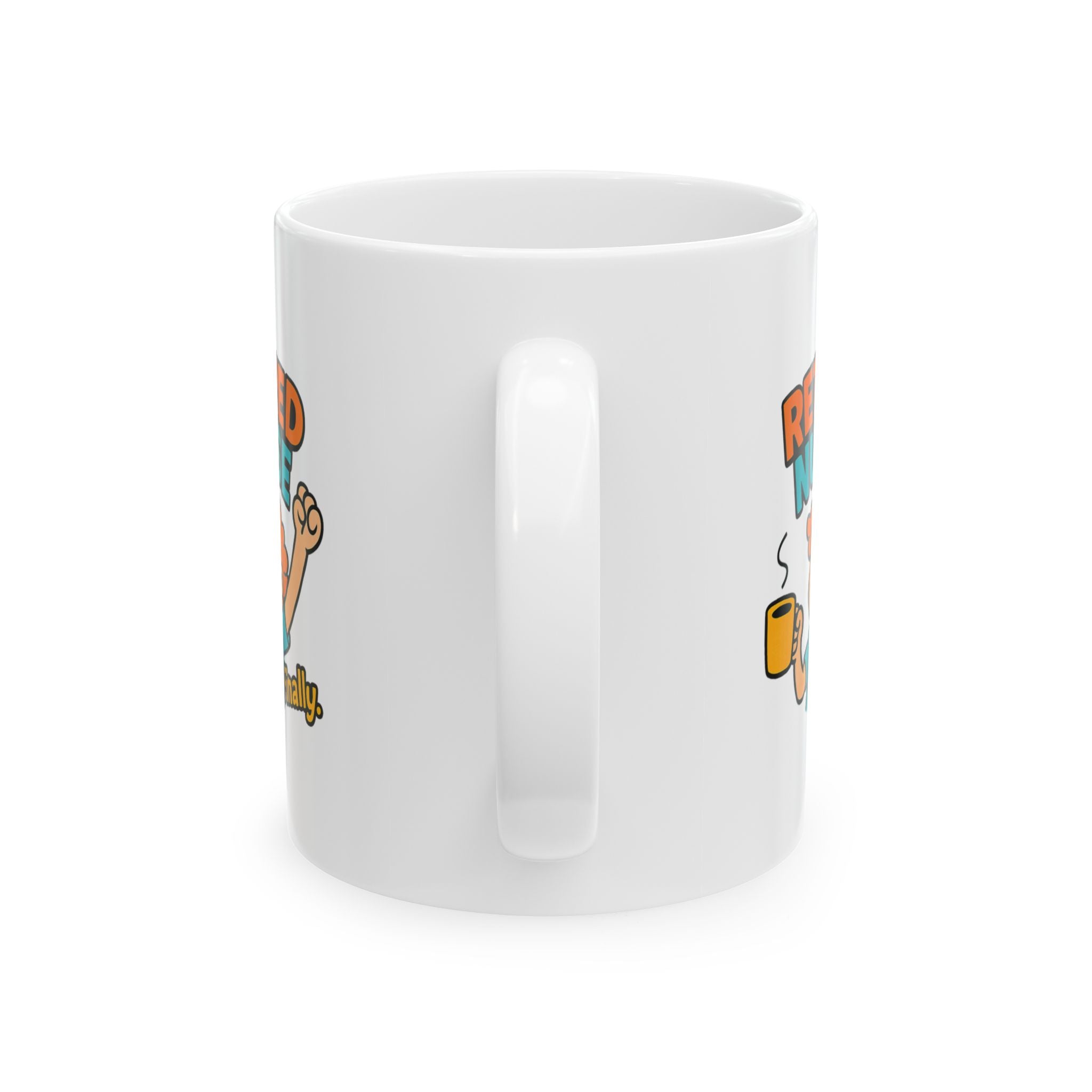 Retired Nurse Old Habits Die Hard Coffee Mug | Funny Retirement Nurse Gift | Ceramic Mug