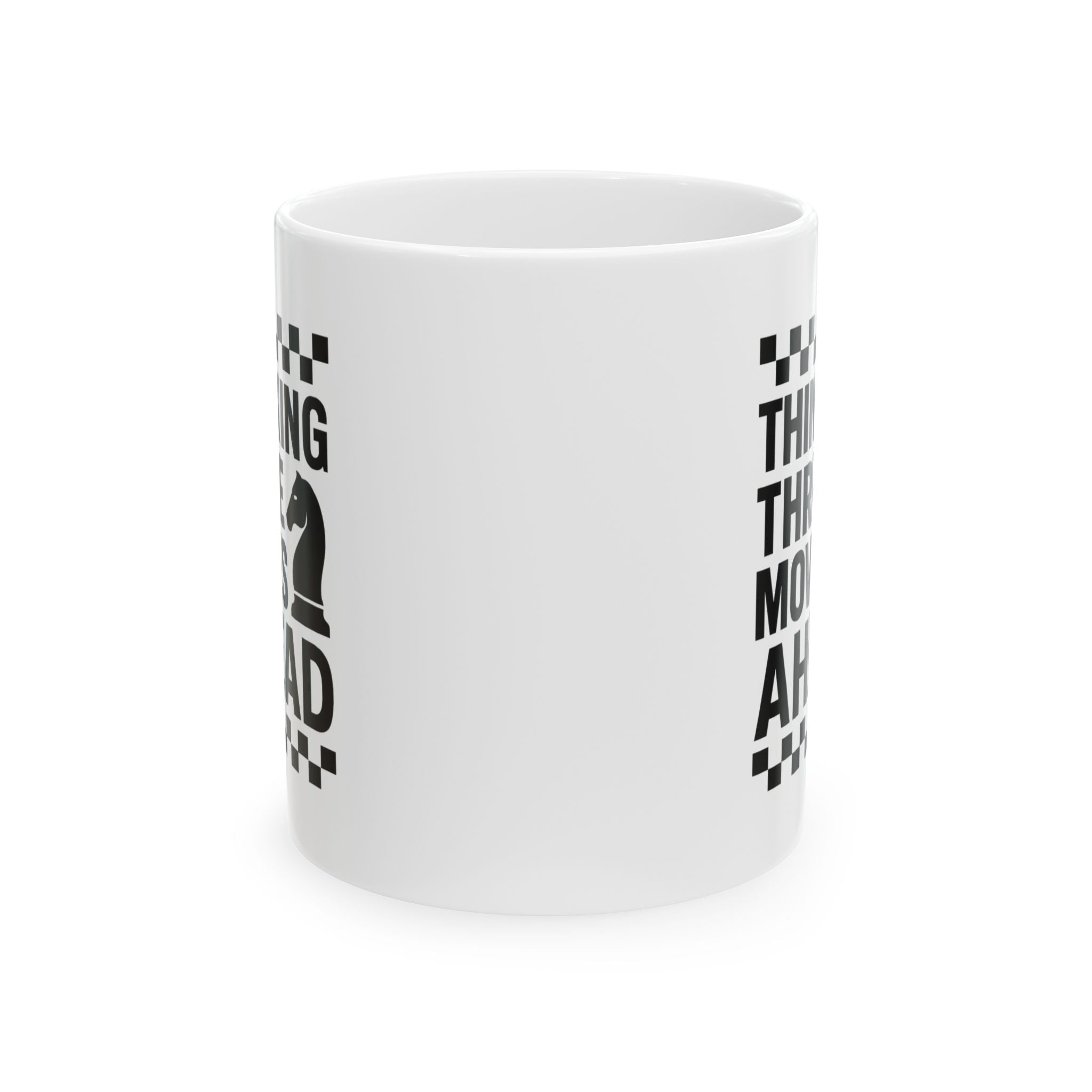Chess Player Thinking Three Moves Ahead Coffee Mug | Unique Gift | Ceramic Mug