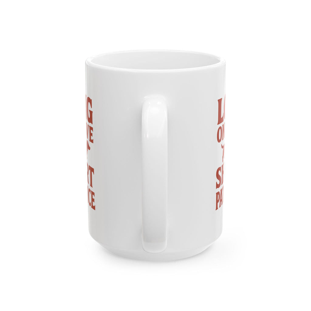 Dachshund Mom Long On Love Short On Patience Coffee Mug | Gift for Mom | Ceramic Mug