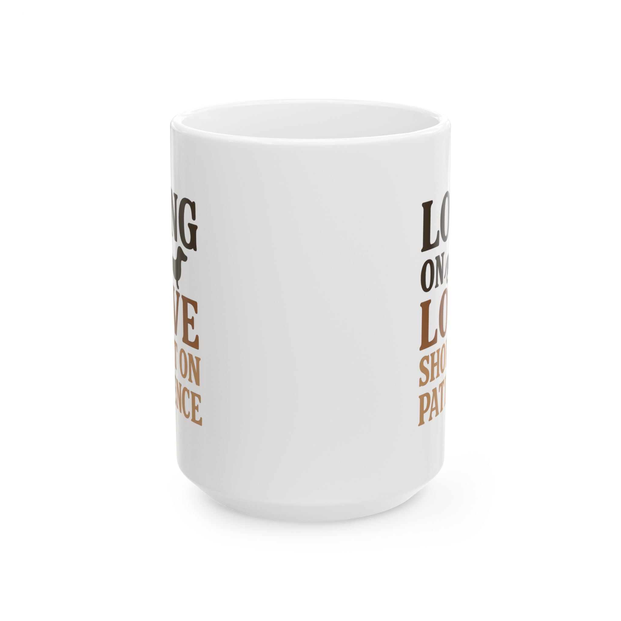 Dachshund Dad Long On Love Short On Patience Coffee Mug | Gift for Dad | Ceramic Mug
