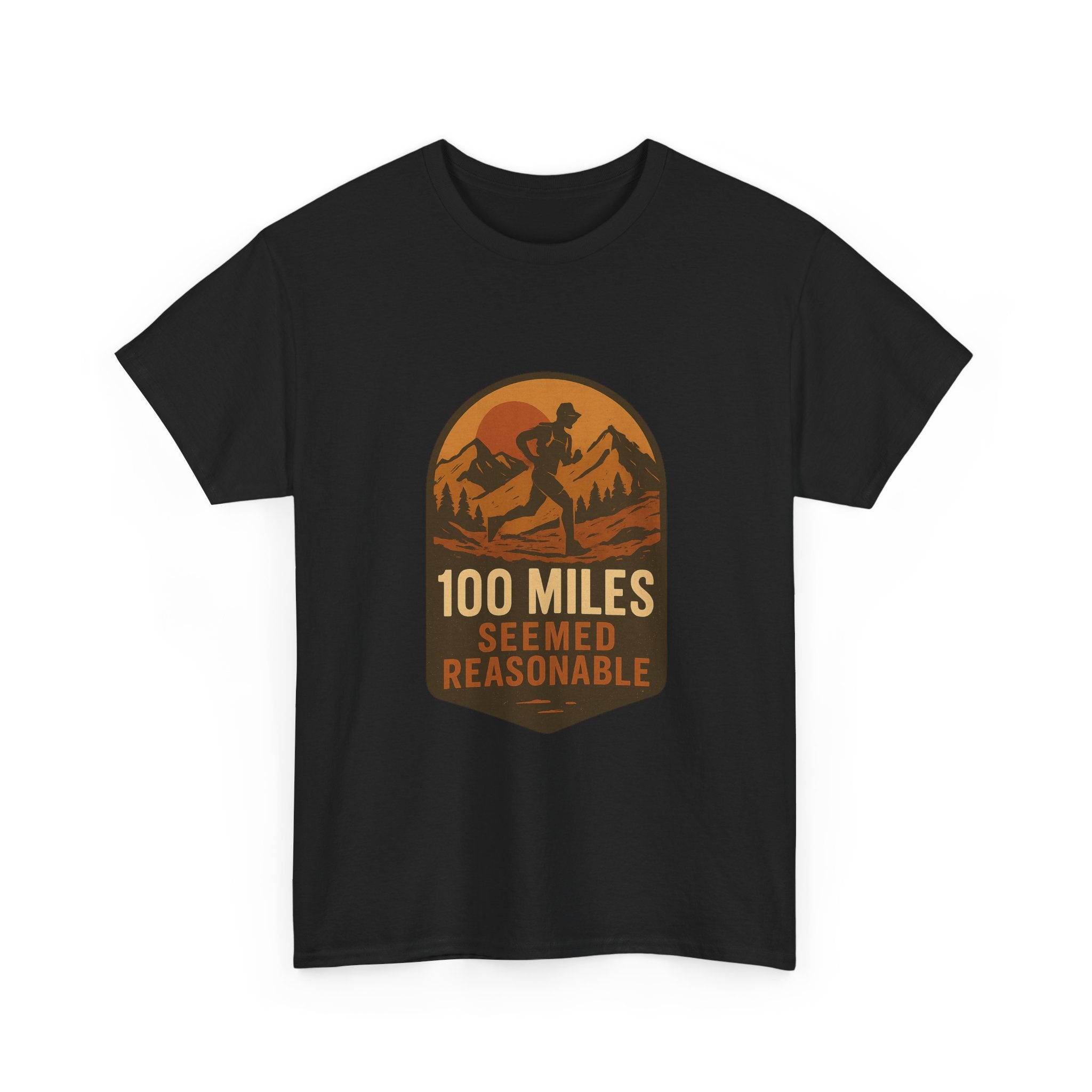 Ultramarathon Runner 100 Miles Seemed Reasonable T-Shirt