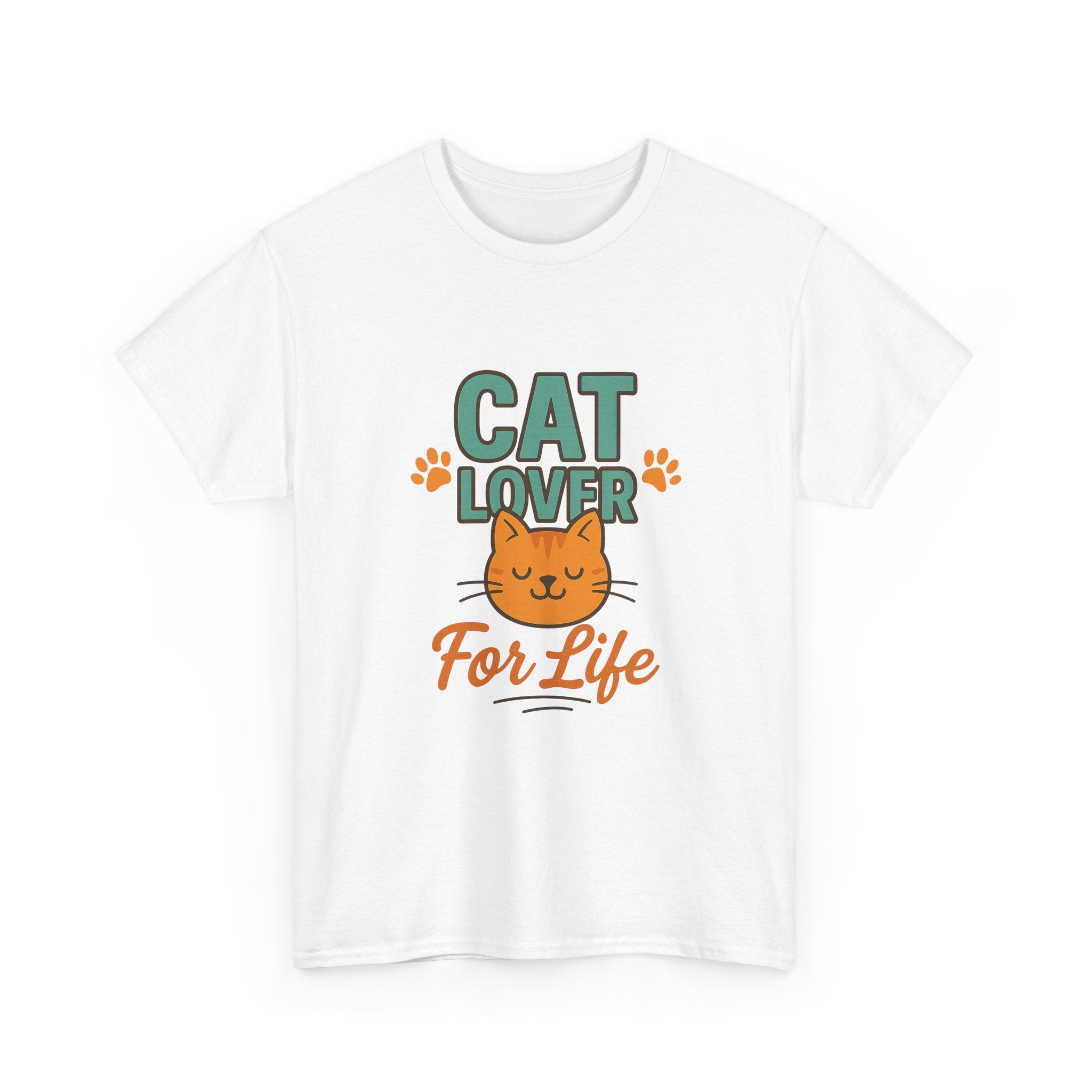 Cats Are My Happy Place T-Shirt | Cat Lover Gift | Graphic Tee