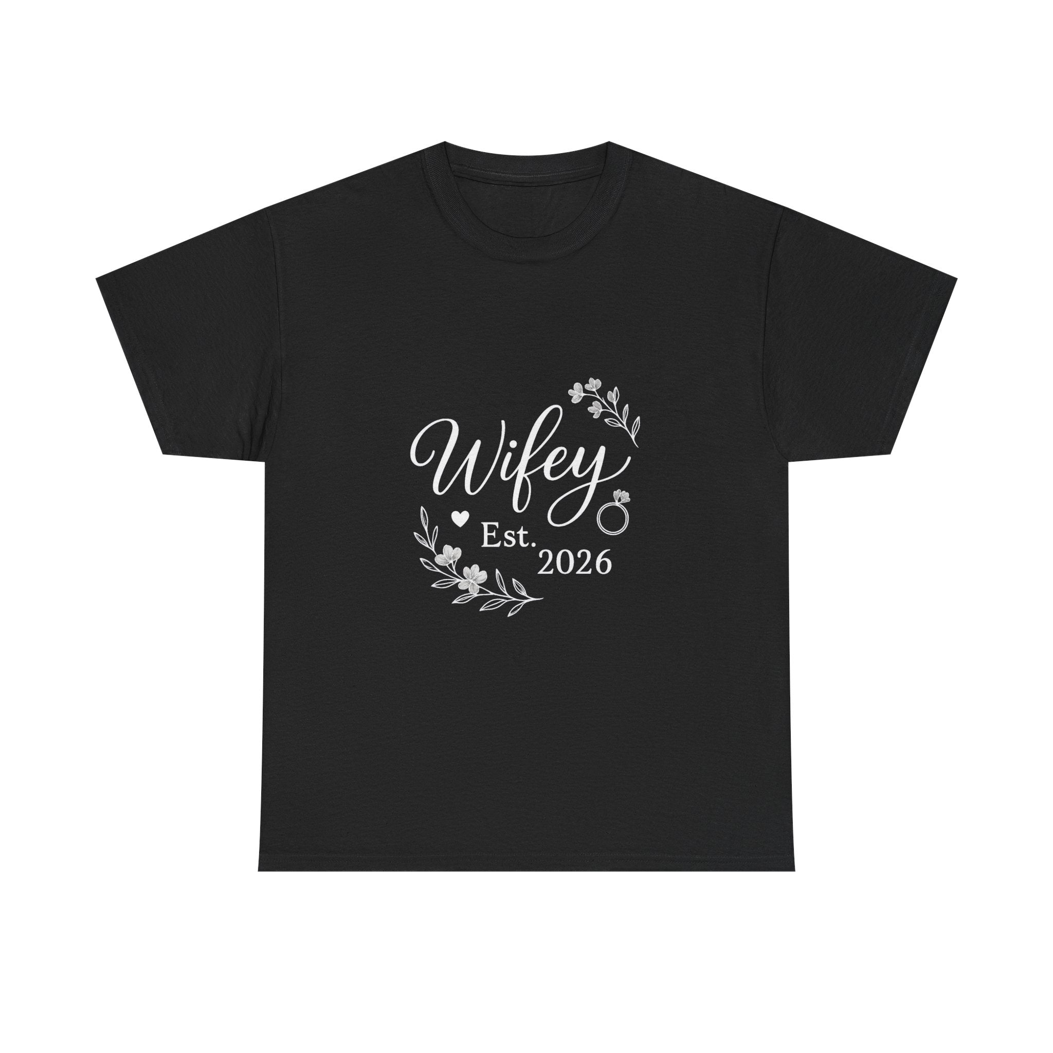 Wifey Est 2026 Bride T-Shirt | Unique Gift | Graphic Tee
