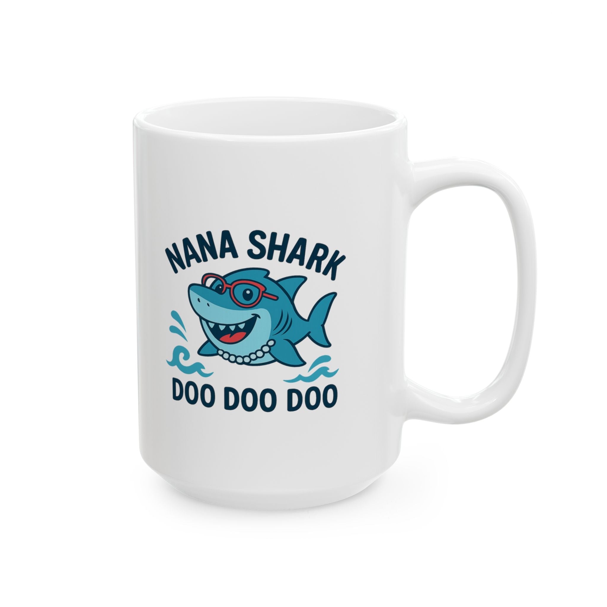 Nana Shark Doo Doo Funny Coffee Mug | Funny Gift | Ceramic Mug