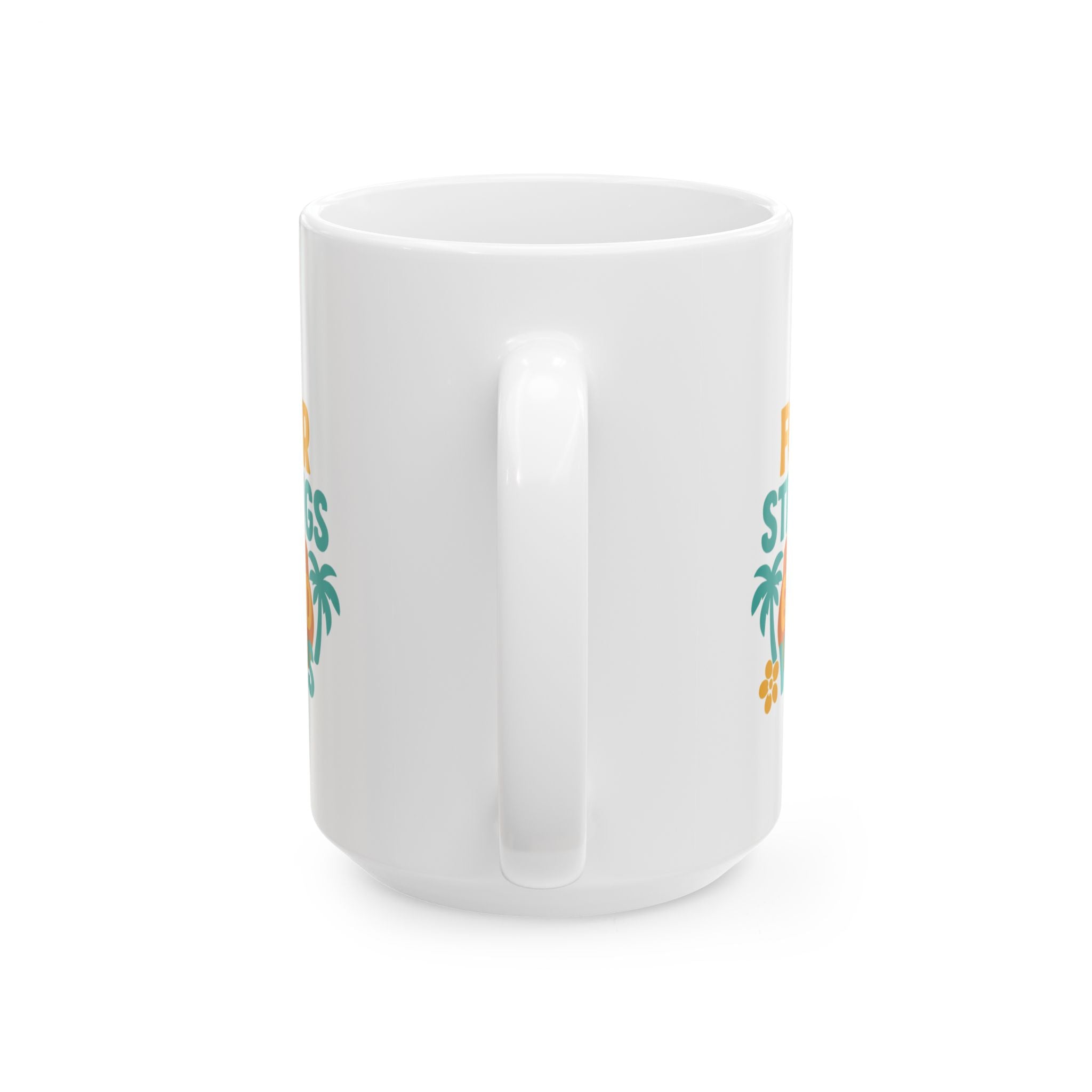 Ukulele Player Four Strings Good Vibes Only Coffee Mug | Unique Gift | Ceramic Mug