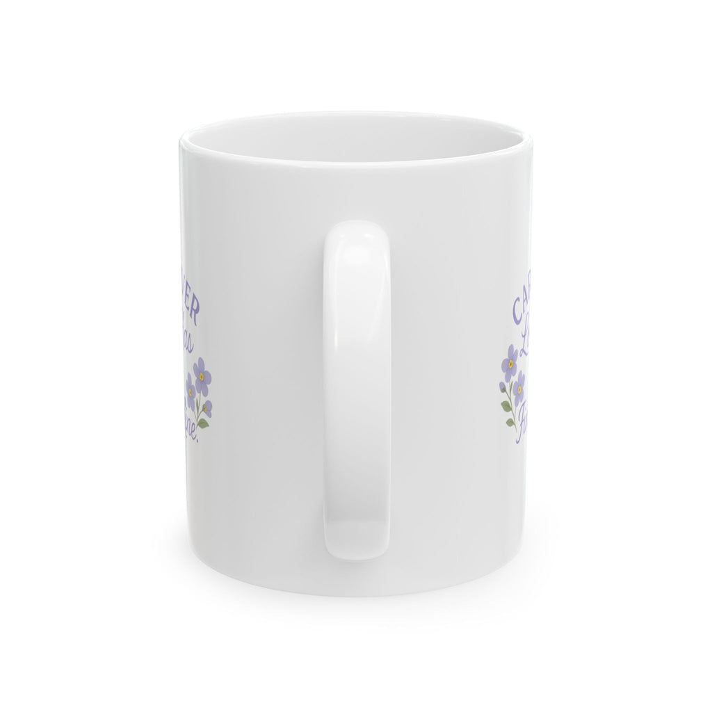 Alzheimers Caregiver Love Has No Finish Line Ceramic Mug