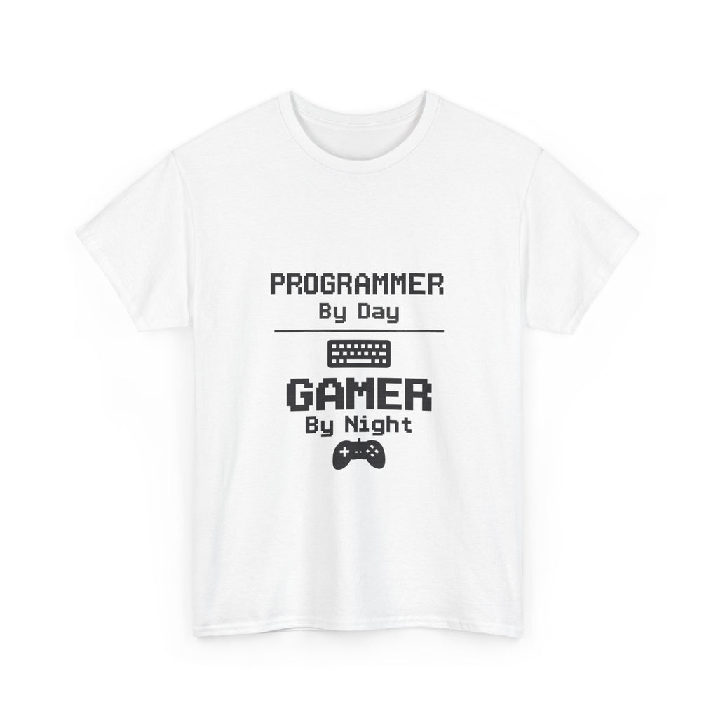 Programmer By Day Gamer By Night T-Shirt | Programmer Gift | Graphic Tee