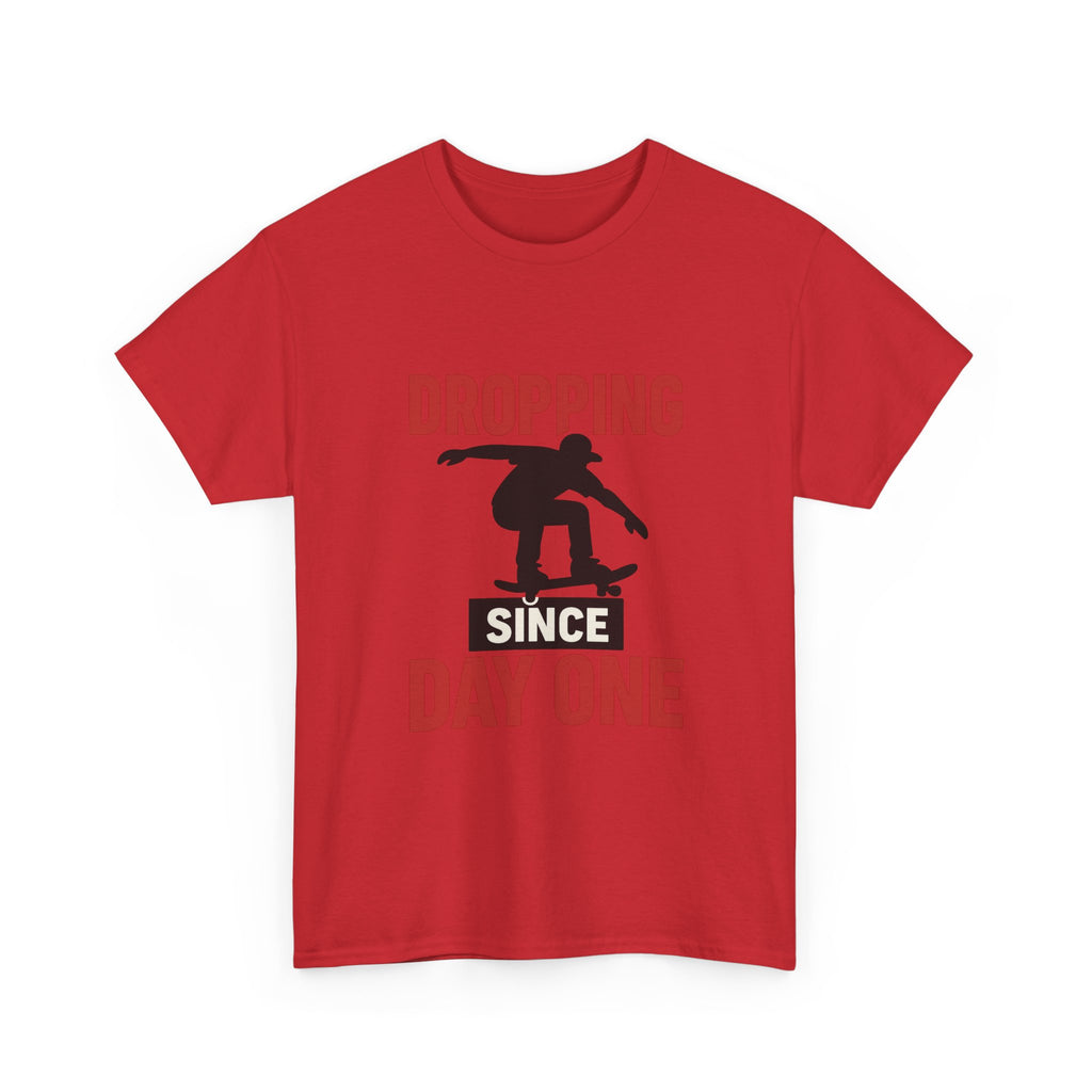 Skater Dropping In Since Day One T-Shirt | Unique Gift | Graphic Tee