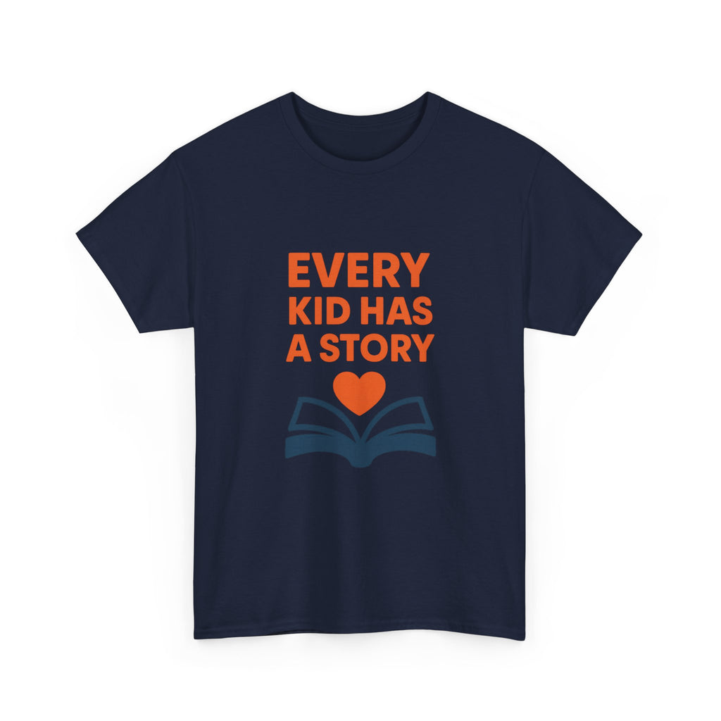 Special Education Teacher Every Kid Has A Story T-Shirt | Cat Lover Gift | Graphic Tee
