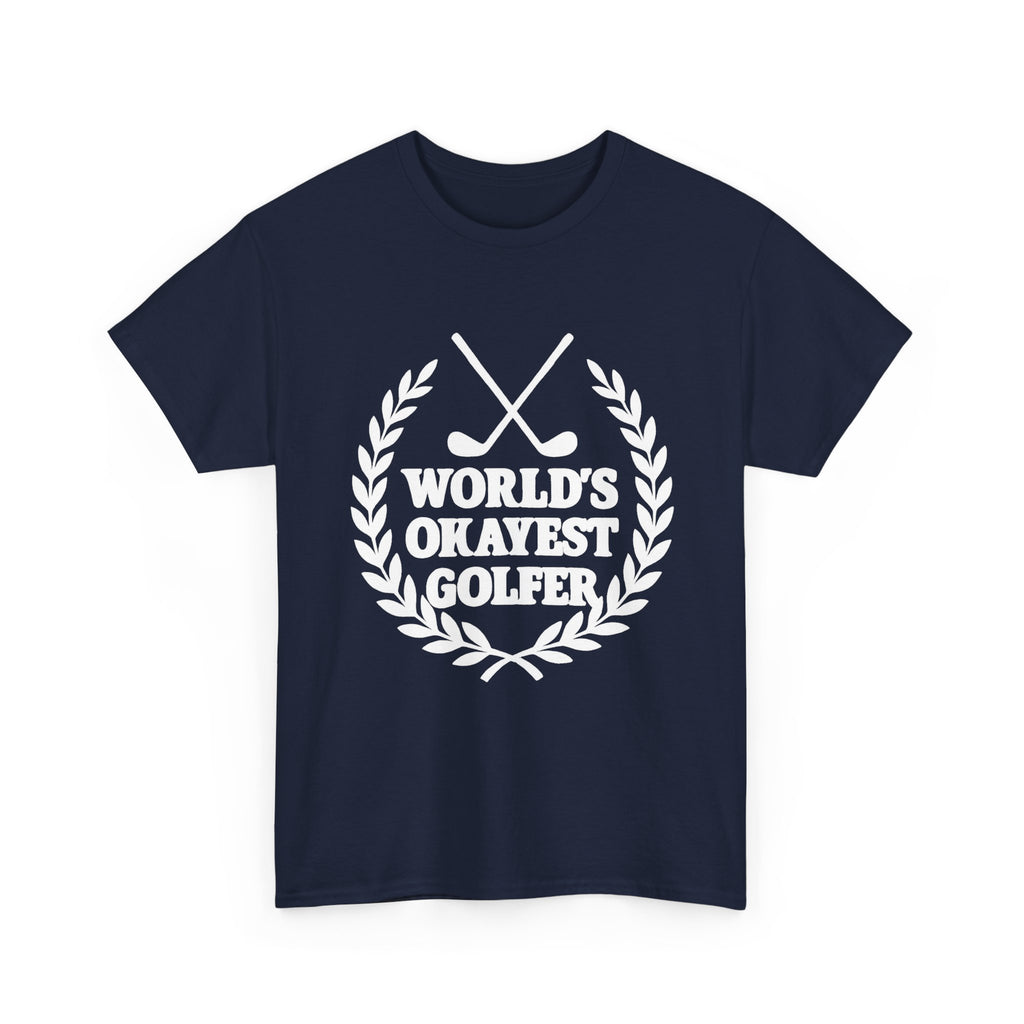 World's Okayest Golfer Sports T-Shirt | Golf Lover Gift | Graphic Tee