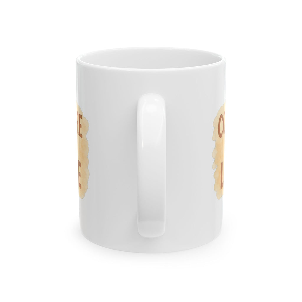 Coffee Is Life No Substitutes Accepted Coffee Mug | Coffee Lover Gift | Ceramic Mug