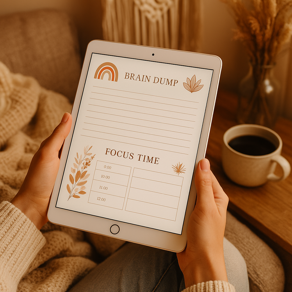 ADHD Planner | Boho | Digital PDF 2026 preview