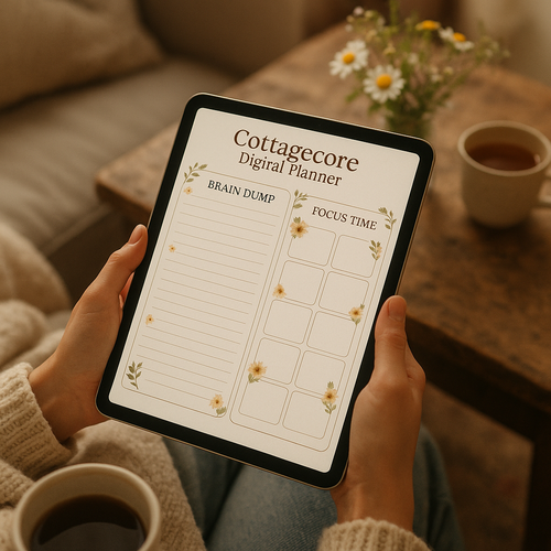 ADHD Planner | Cottagecore | Digital PDF 2026 preview