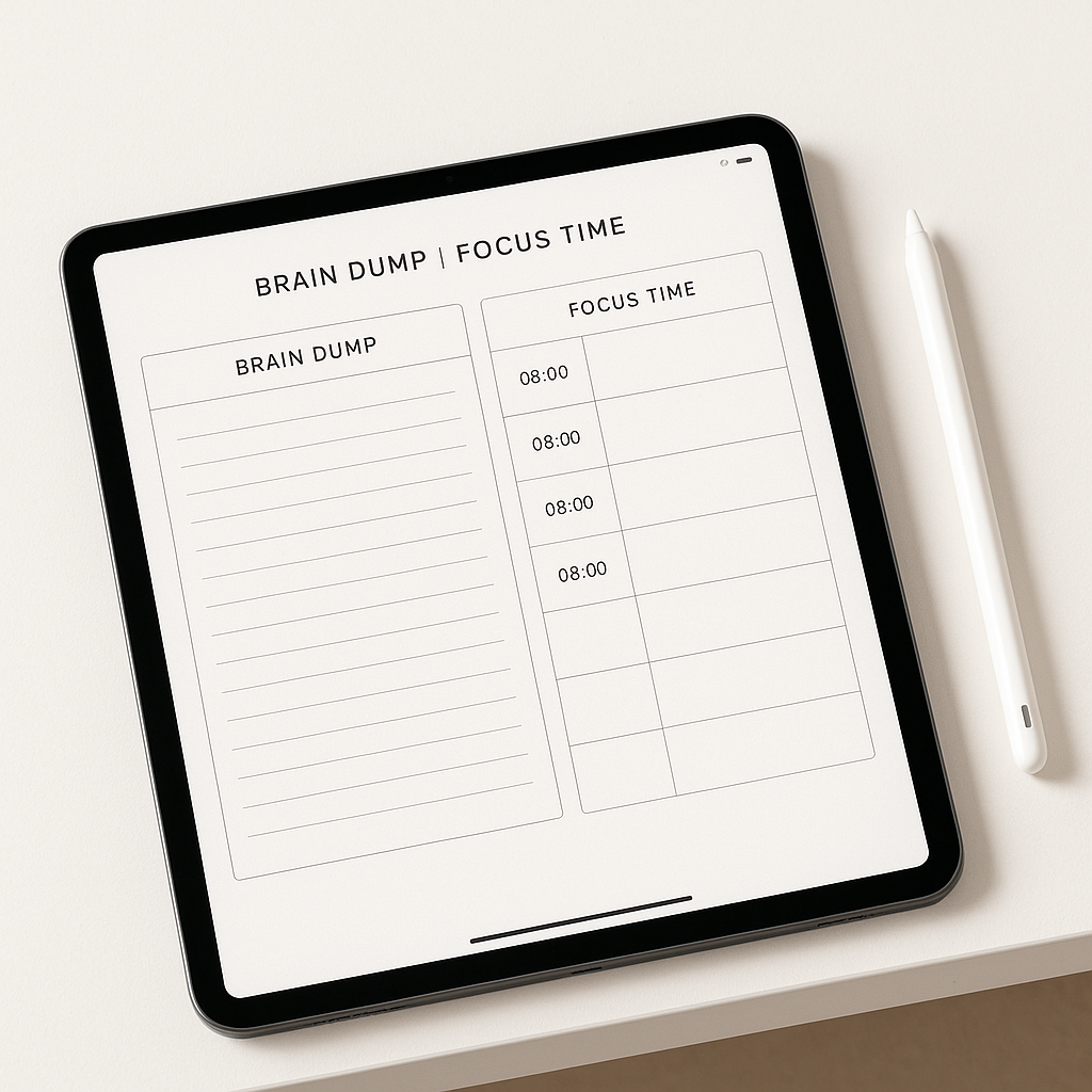 ADHD Planner | Minimalist | Digital PDF 2026 preview