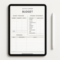 Budget Planner | Minimalist | Digital PDF 2026 preview