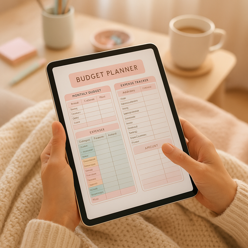 Budget Planner | Pastel | Digital PDF 2026 preview