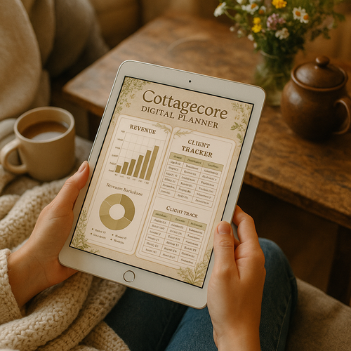 Business Planner | Cottagecore | Digital PDF 2026 preview