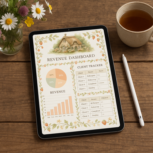 Business Planner | Cottagecore | Digital PDF 2026 preview