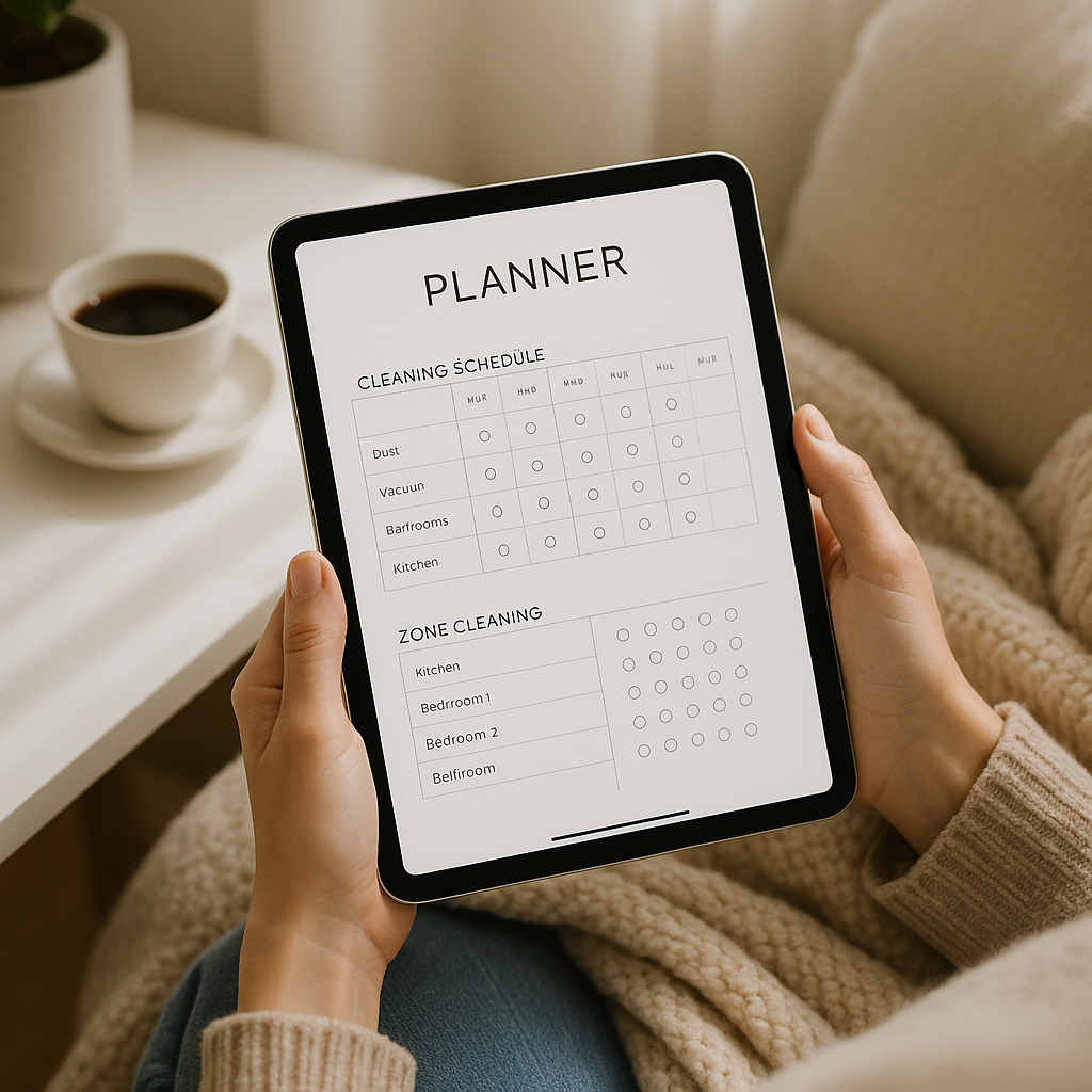 Cleaning Planner | Minimalist | Digital PDF 2026 preview