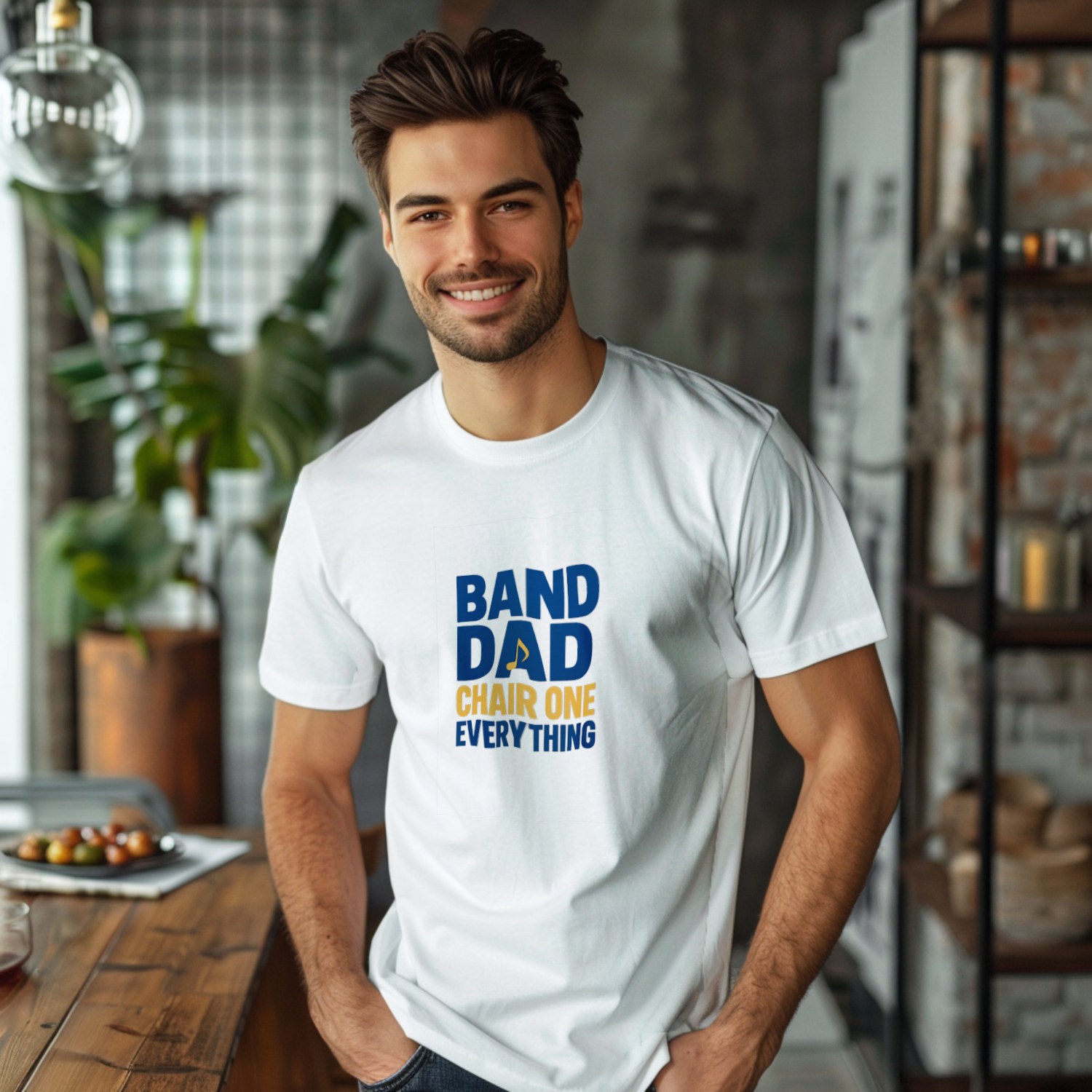 Band Dad Chair One Everything T-Shirt | Gift for Dad | Graphic Tee
