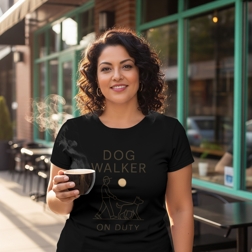 Dog Walking Champion No Days Off T-Shirt | Dog Lover Gift | Graphic Tee