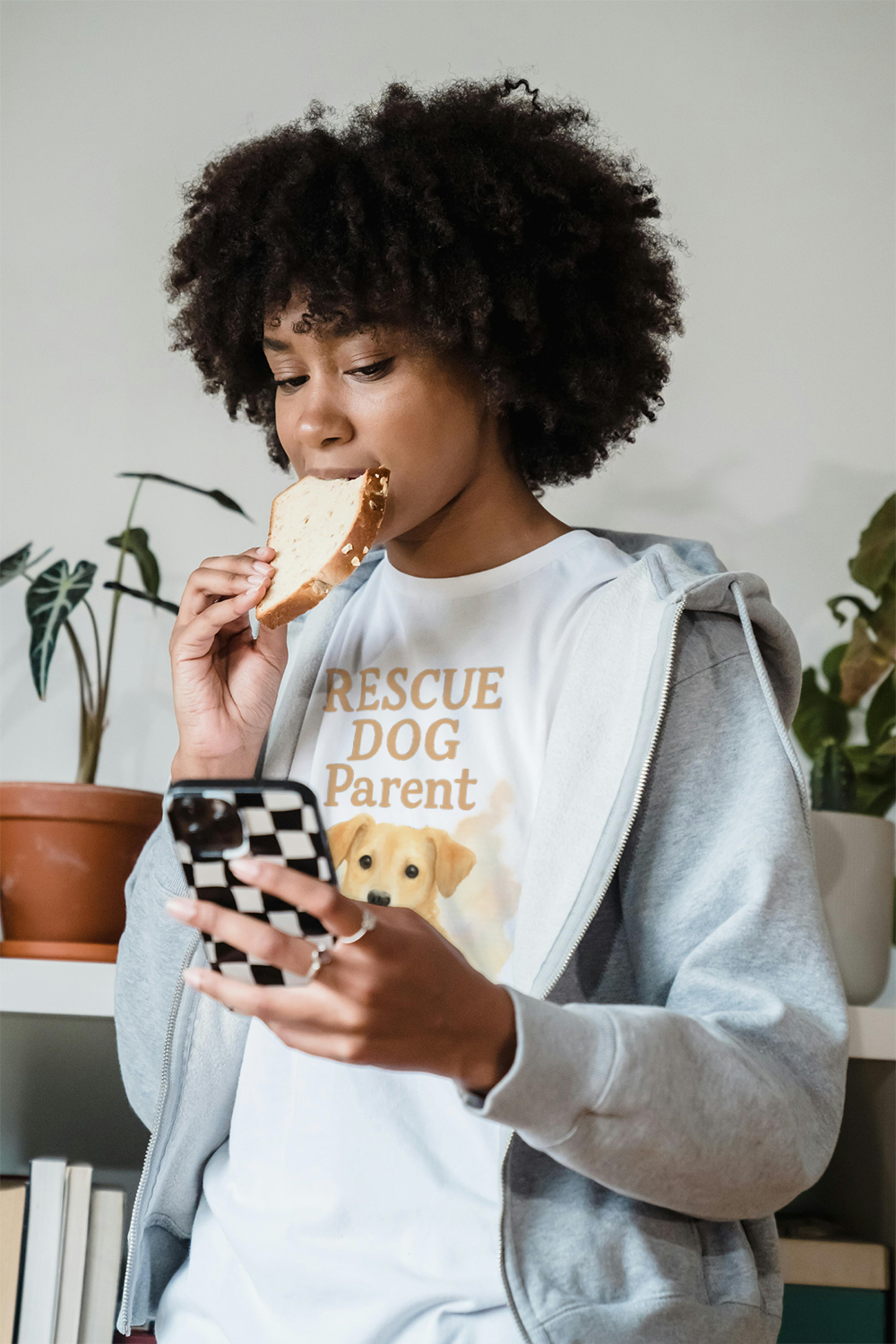 Proud Rescue Dog Parent T-Shirt | Shelter Adoption Gift | Graphic Tee