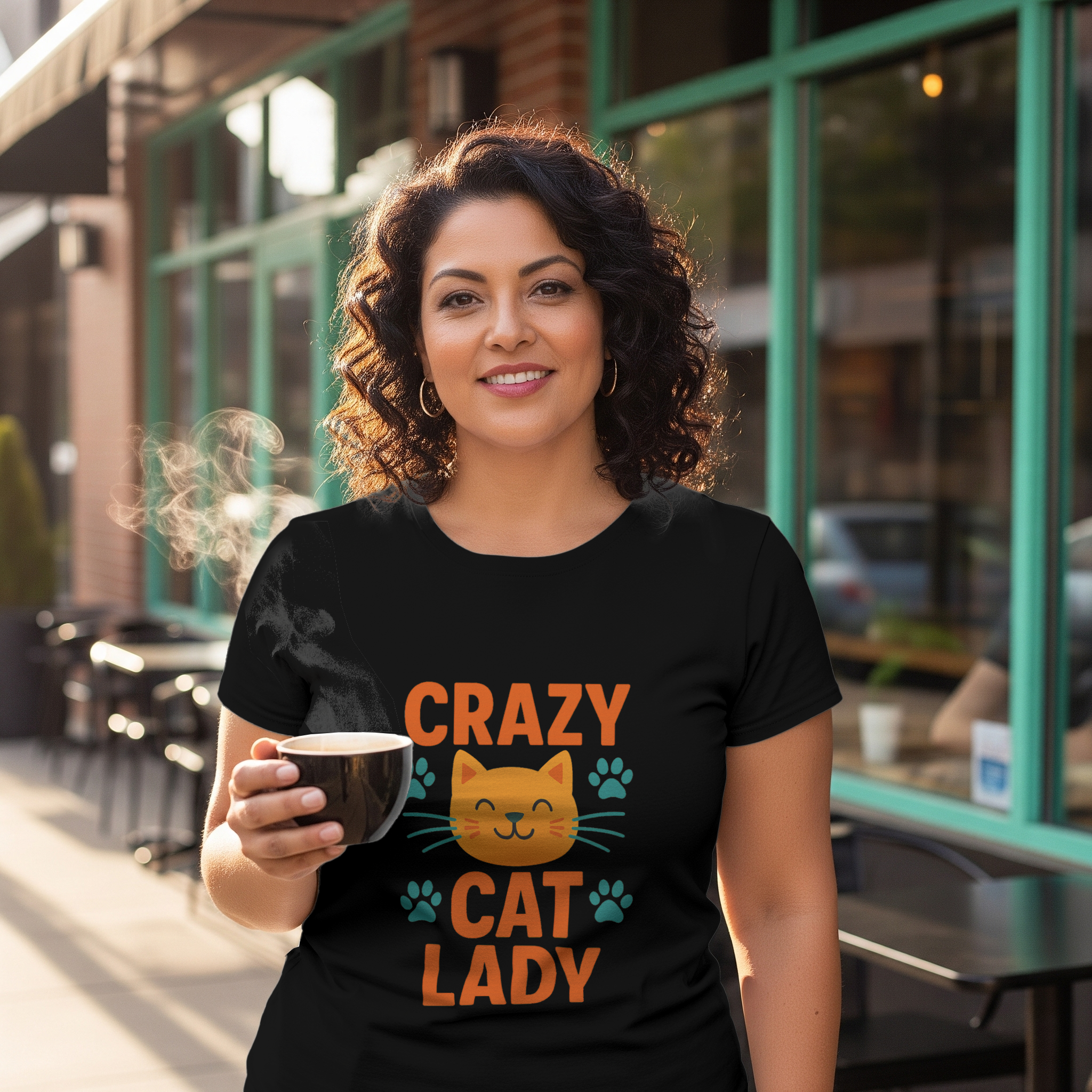 Official Crazy Cat Lady Card Carrying Member T-Shirt | Cat Humor | Graphic Tee