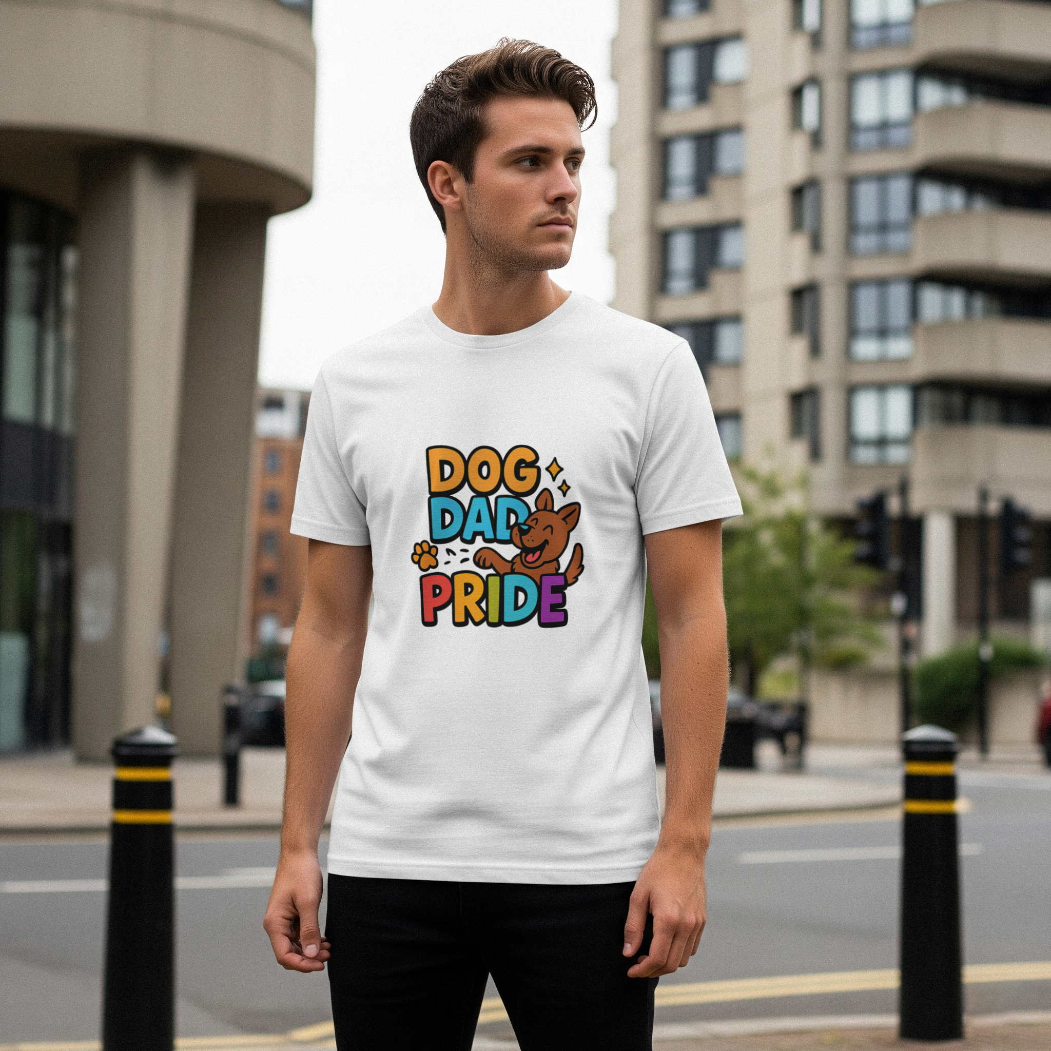 Dog Dad Approved By The Dog T-Shirt | Dog Lover Humor | Graphic Tee
