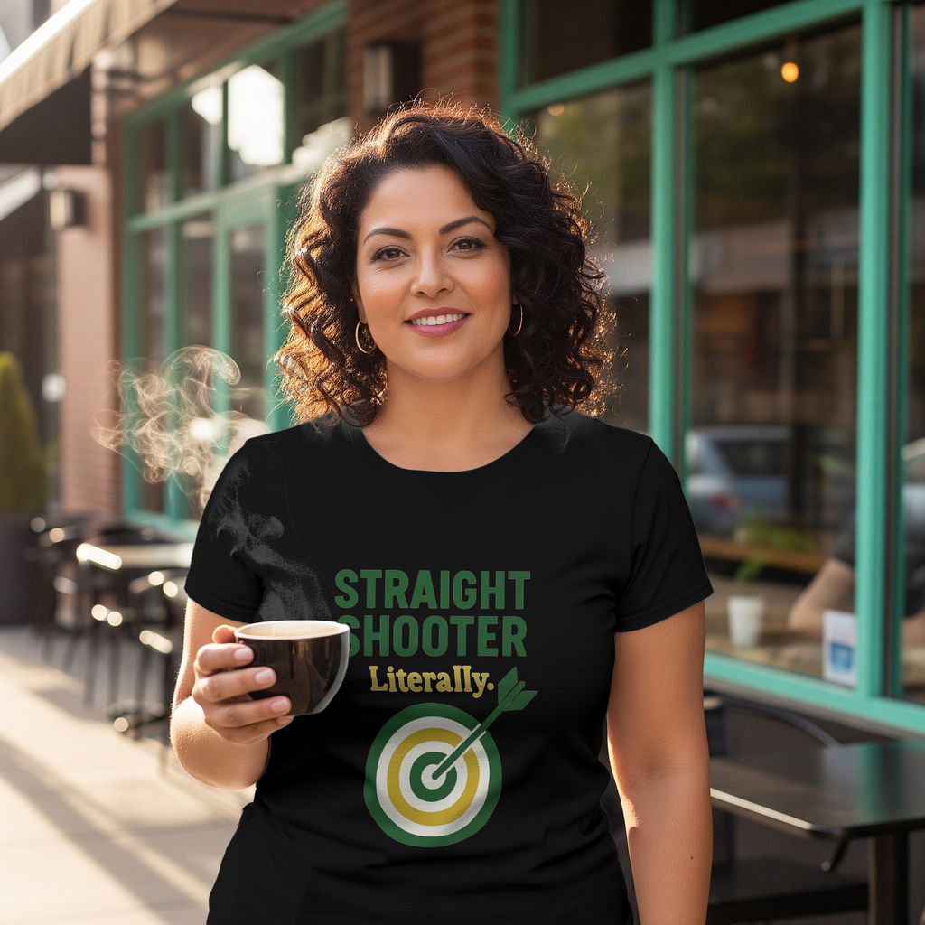 Archery Coach Straight Shooter Literally T-Shirt