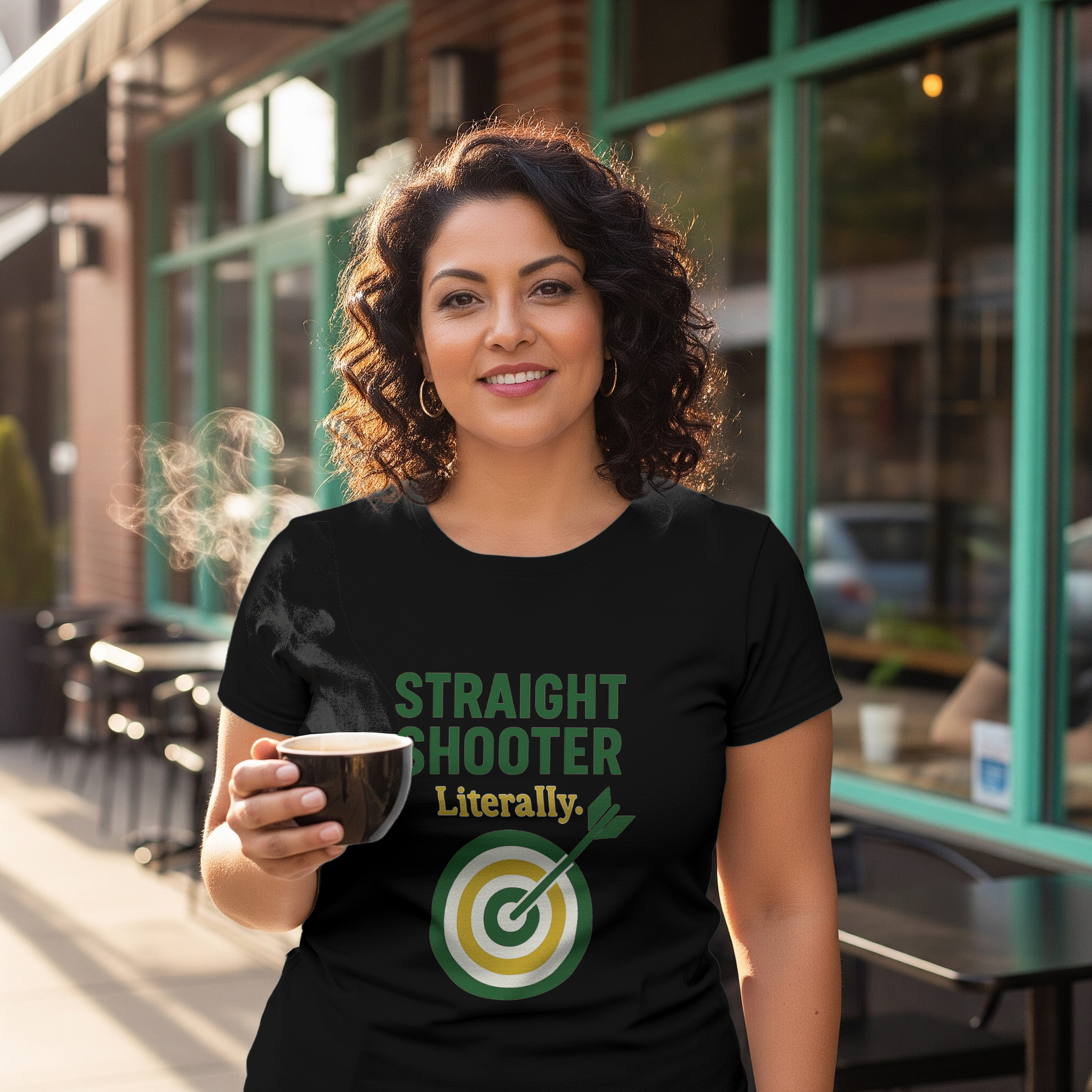 Archery Coach Straight Shooter Literally T-Shirt
