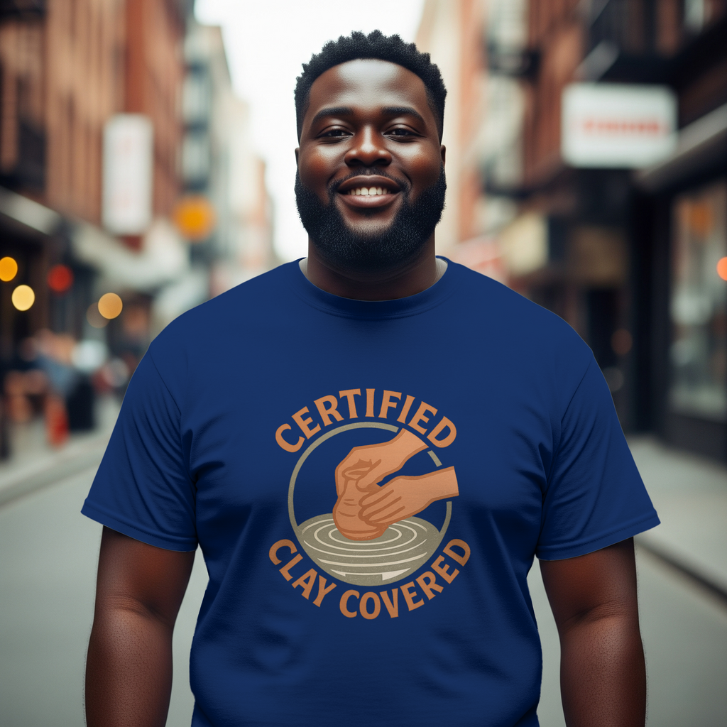 Ceramics Studio Certified Clay Covered Artist T-Shirt