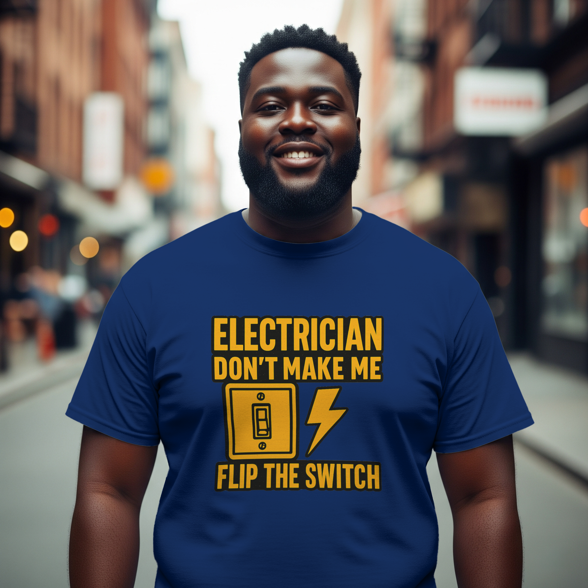 Electrician Dont Make Me Flip The Switch T-Shirt | Unique Gift | Graphic Tee
