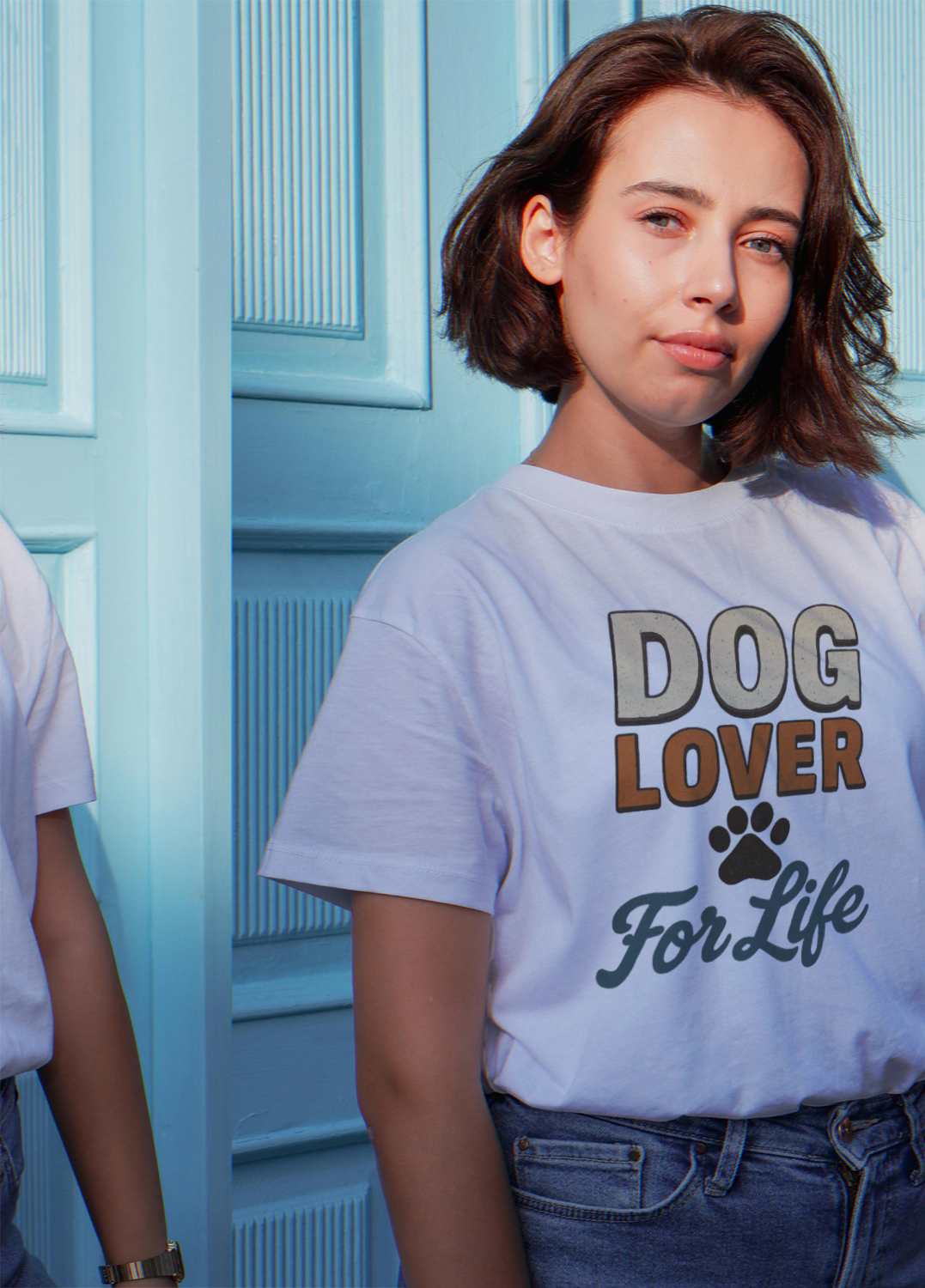 Born To Love Dogs T-Shirt | Dog Lover Gift | Graphic Tee