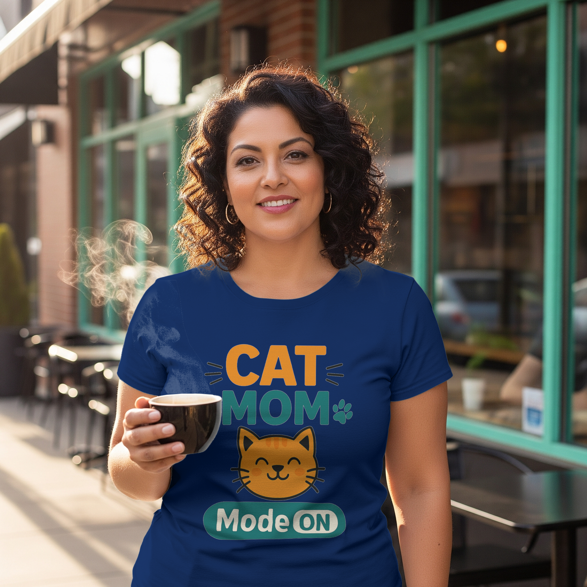 Cat Mom Life T-Shirt | Gift for Cat Mom | Graphic Tee