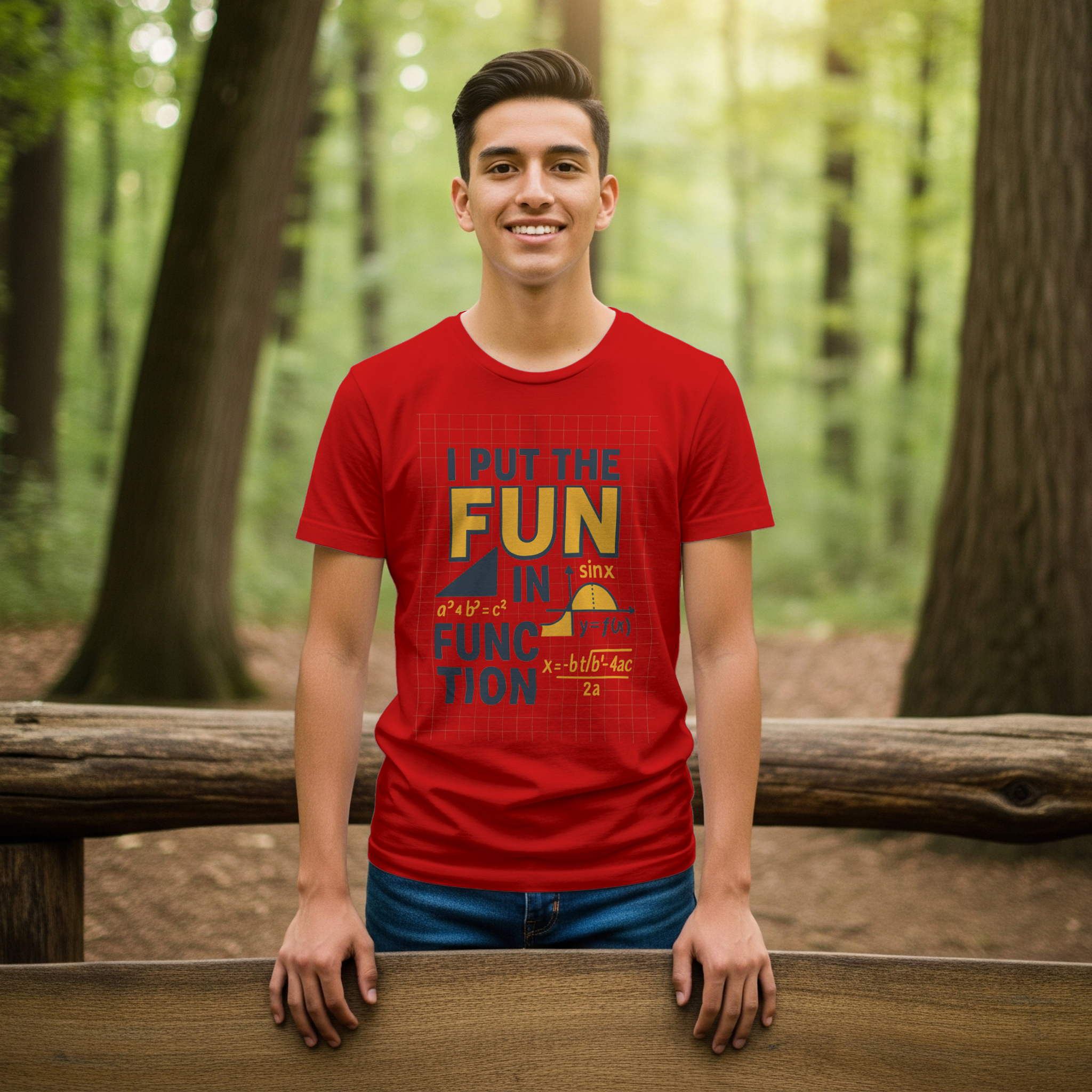 Math Teacher I Put The Fun In Function T-Shirt