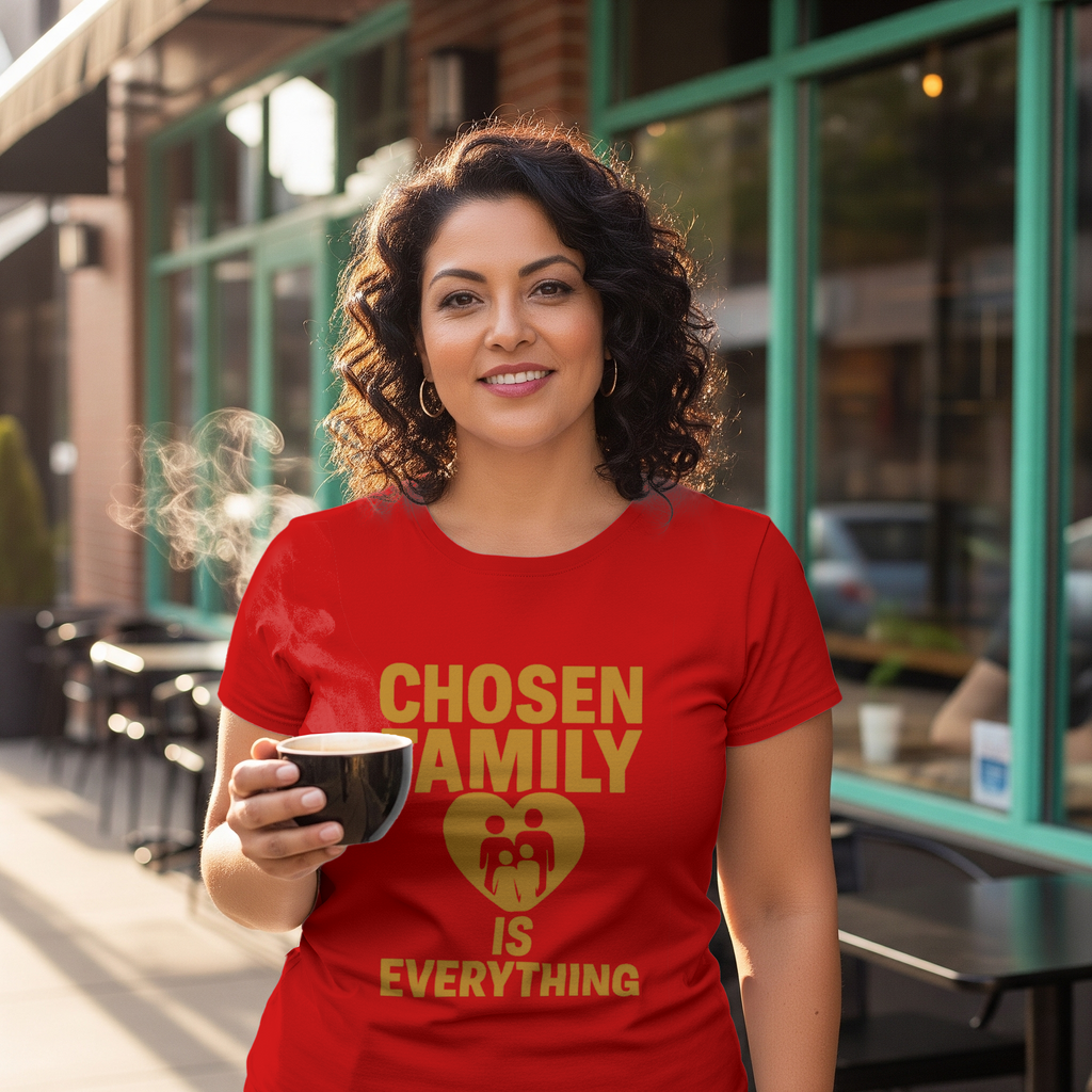Bonus Mom Chosen Family Is Everything T-Shirt | Gift for Mom | Graphic Tee