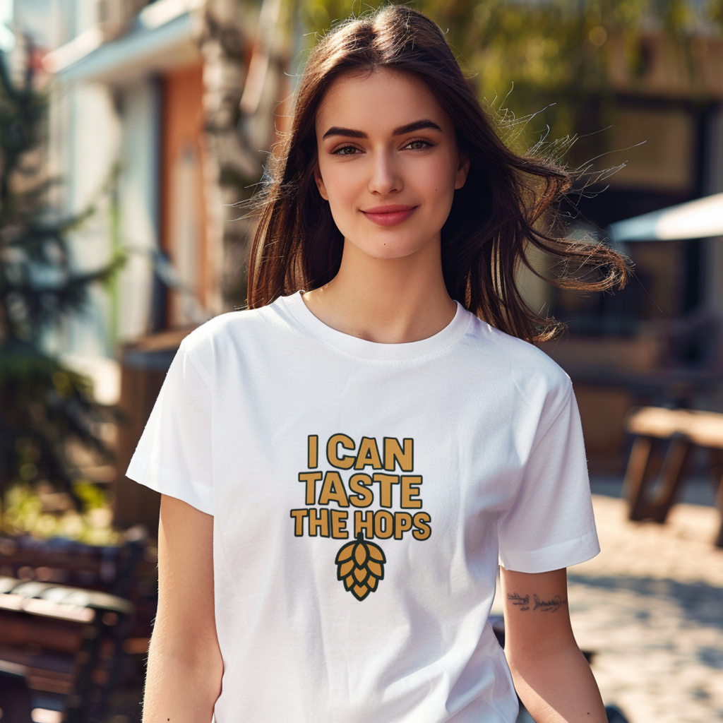 Craft Beer Snob I Can Taste The Hops T-Shirt | Unique Gift | Graphic Tee