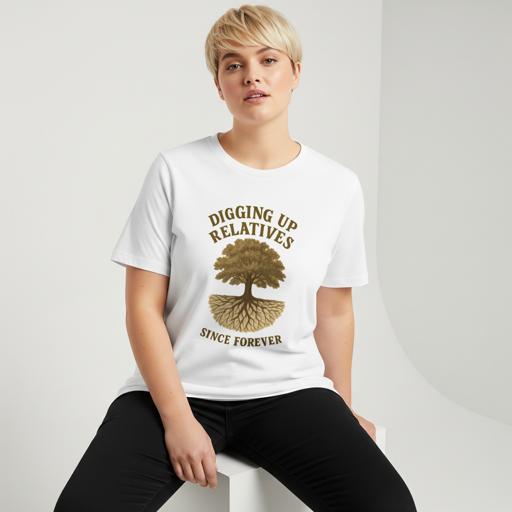 Genealogy Addict Digging Up Relatives Since Forever T-Shirt