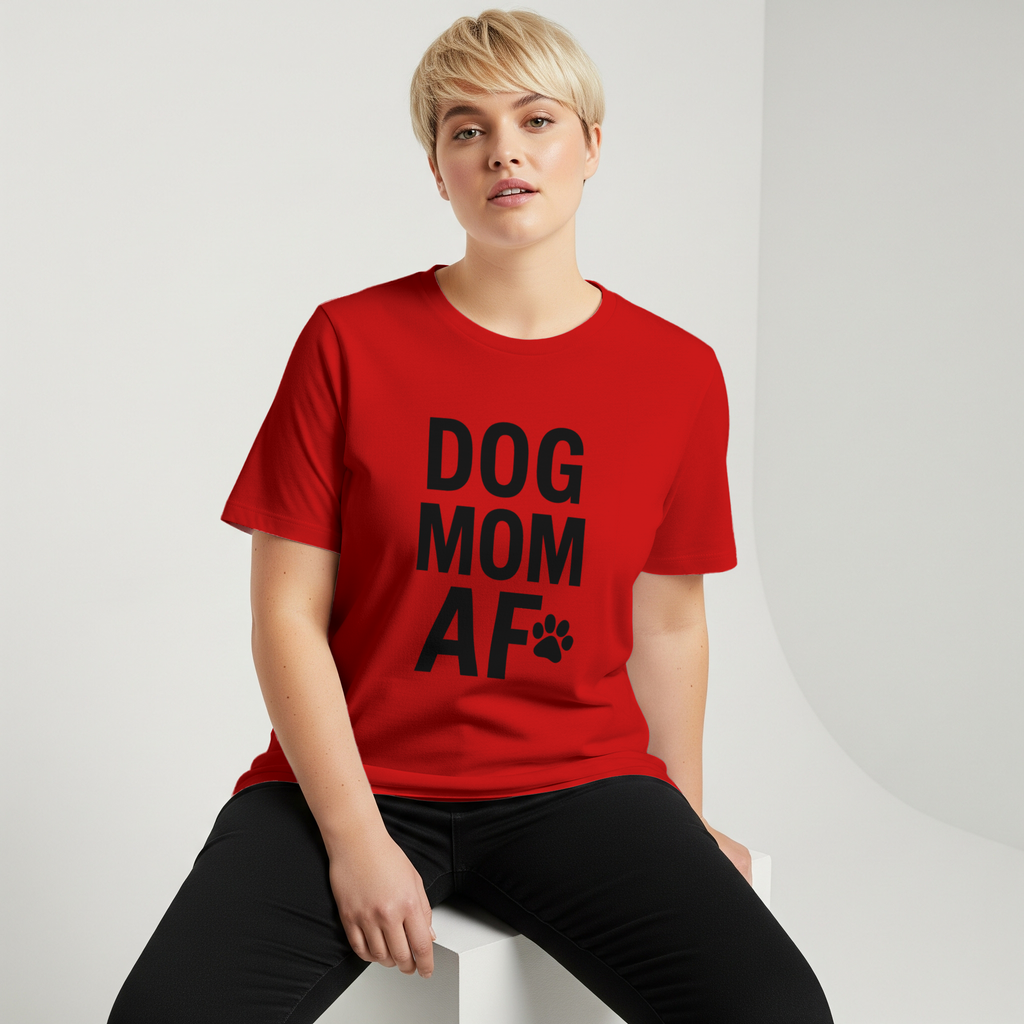 Dog Mom AF Pet Lover T-Shirt | Dog Lover Gift | Graphic Tee