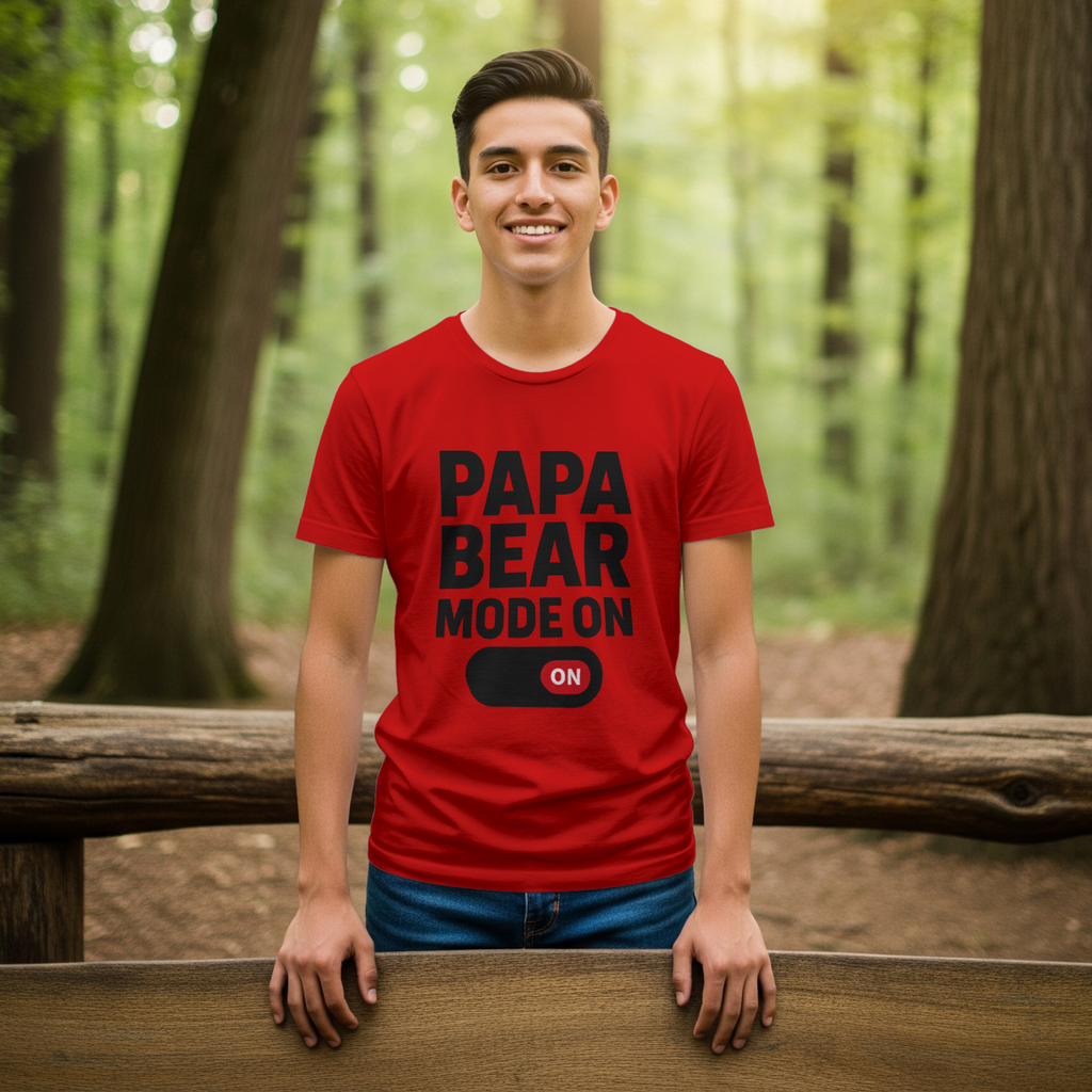 Papa Bear Protecting His Cubs Always T-Shirt | Papa Bear Gift | Graphic Tee