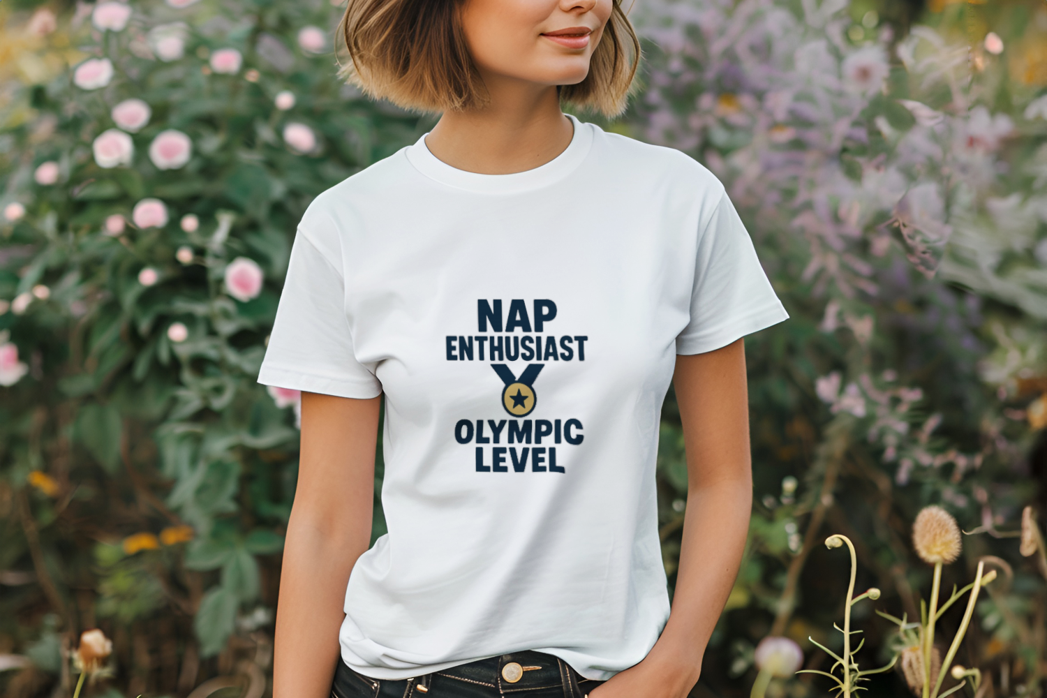 Nap Enthusiast Olympic Level T-Shirt | Unique Gift | Graphic Tee