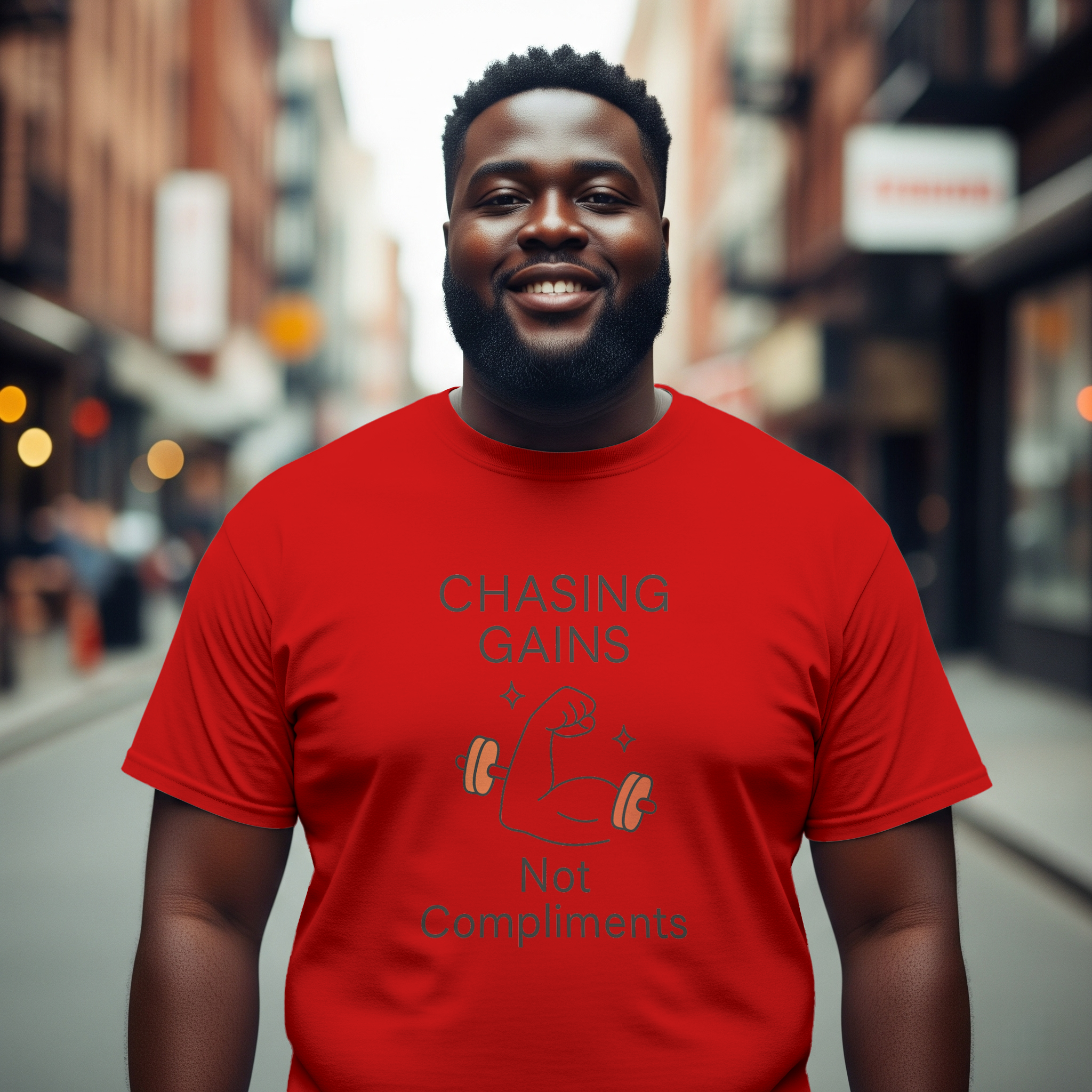 Gainz Mode Permanently On T-Shirt | Gym Humor Gift | Graphic Tee