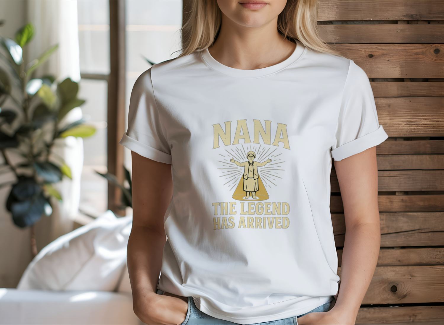 Nana The Legend Has Arrived Grandmother T-Shirt | Unique Gift | Graphic Tee