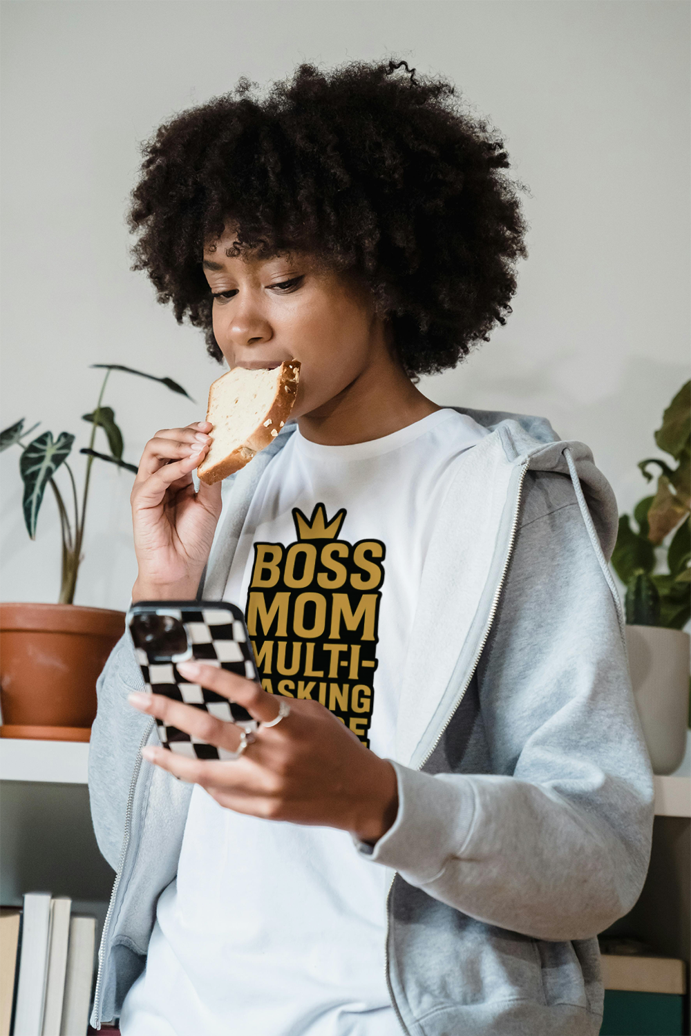 Boss Mom Multitasking Since Day One T-Shirt | Gift for Mom | Graphic Tee
